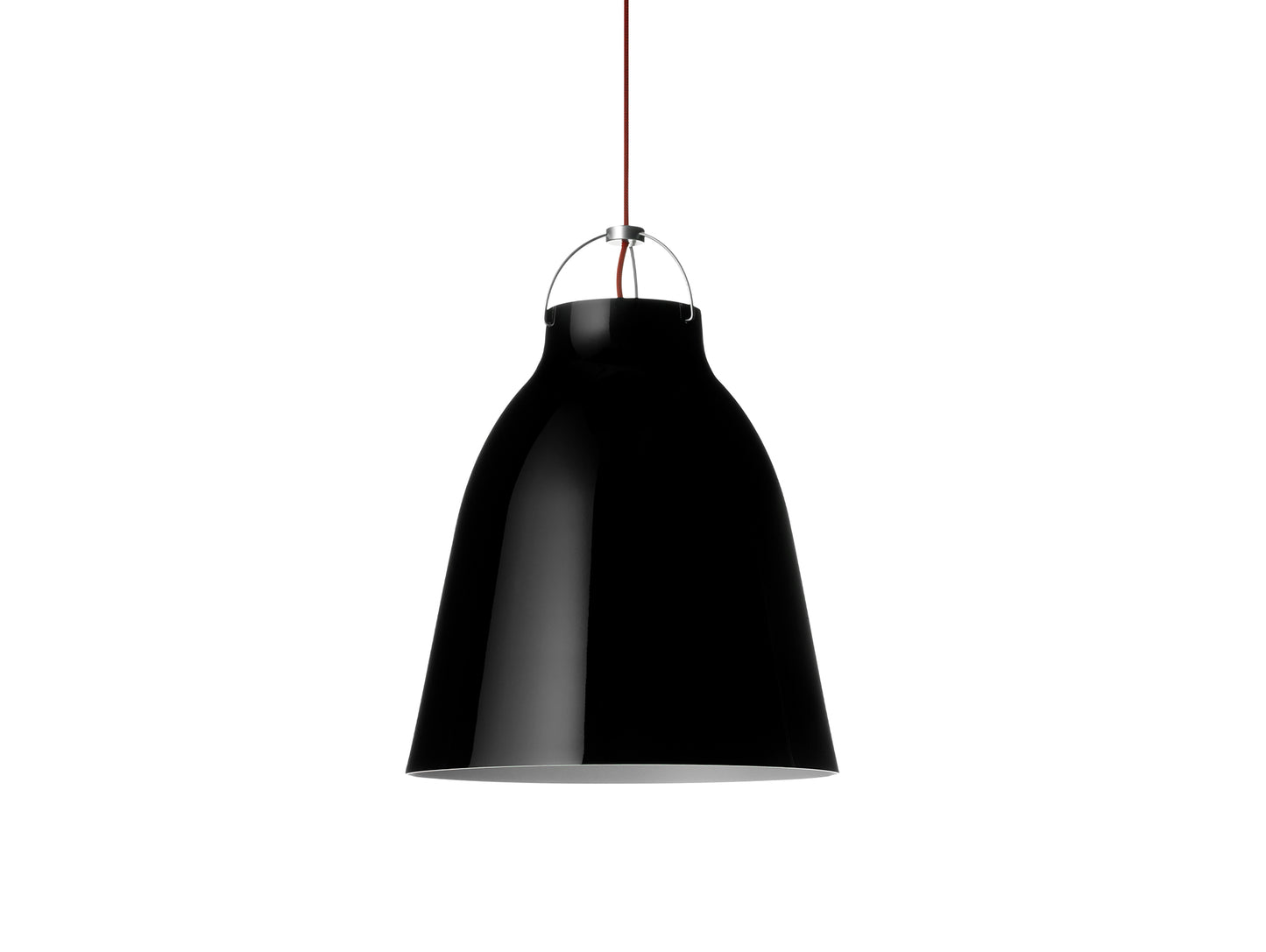 Caravaggio Pendant Light by Fritz Hansen - P3 / High-Gloss Black Aluminium