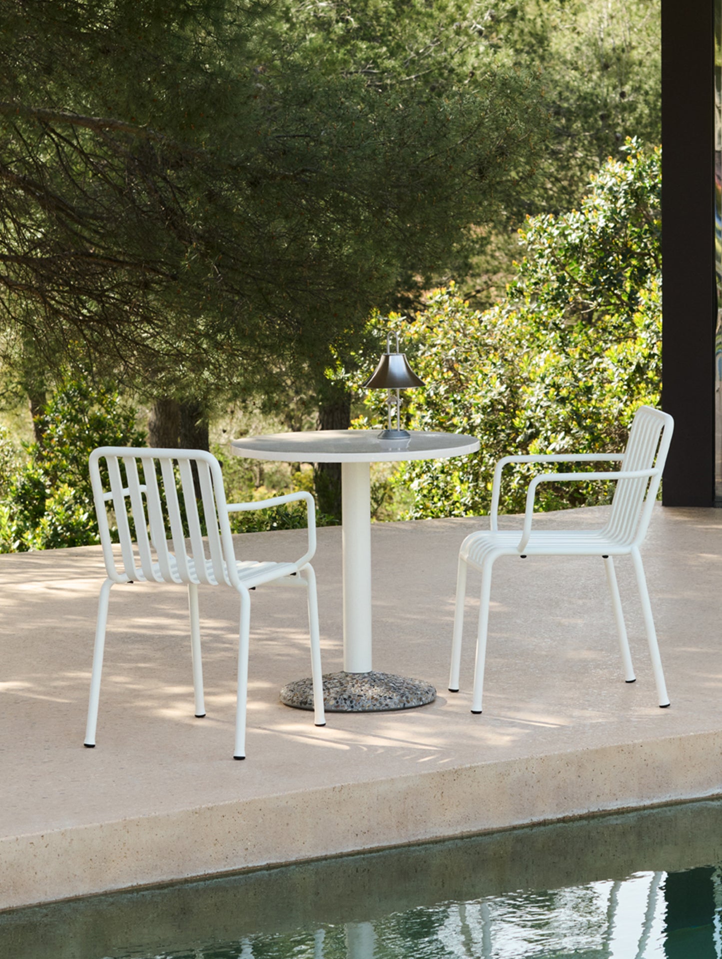 Ceramic Table by HAY - D70 cm / Warm White