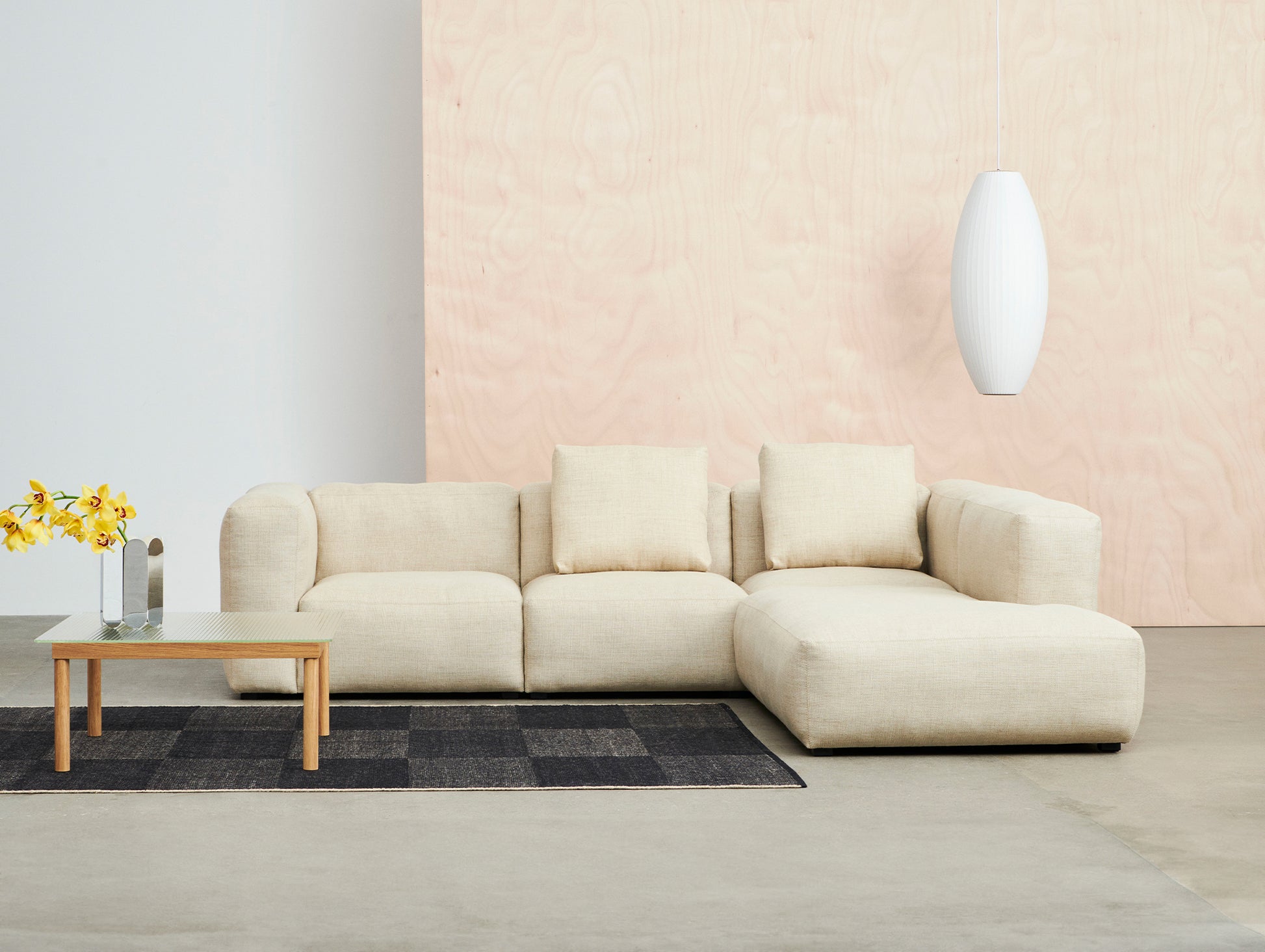 Mags Soft Corner Sofa by HAY - Combination 2 (Right) / Tadao 200