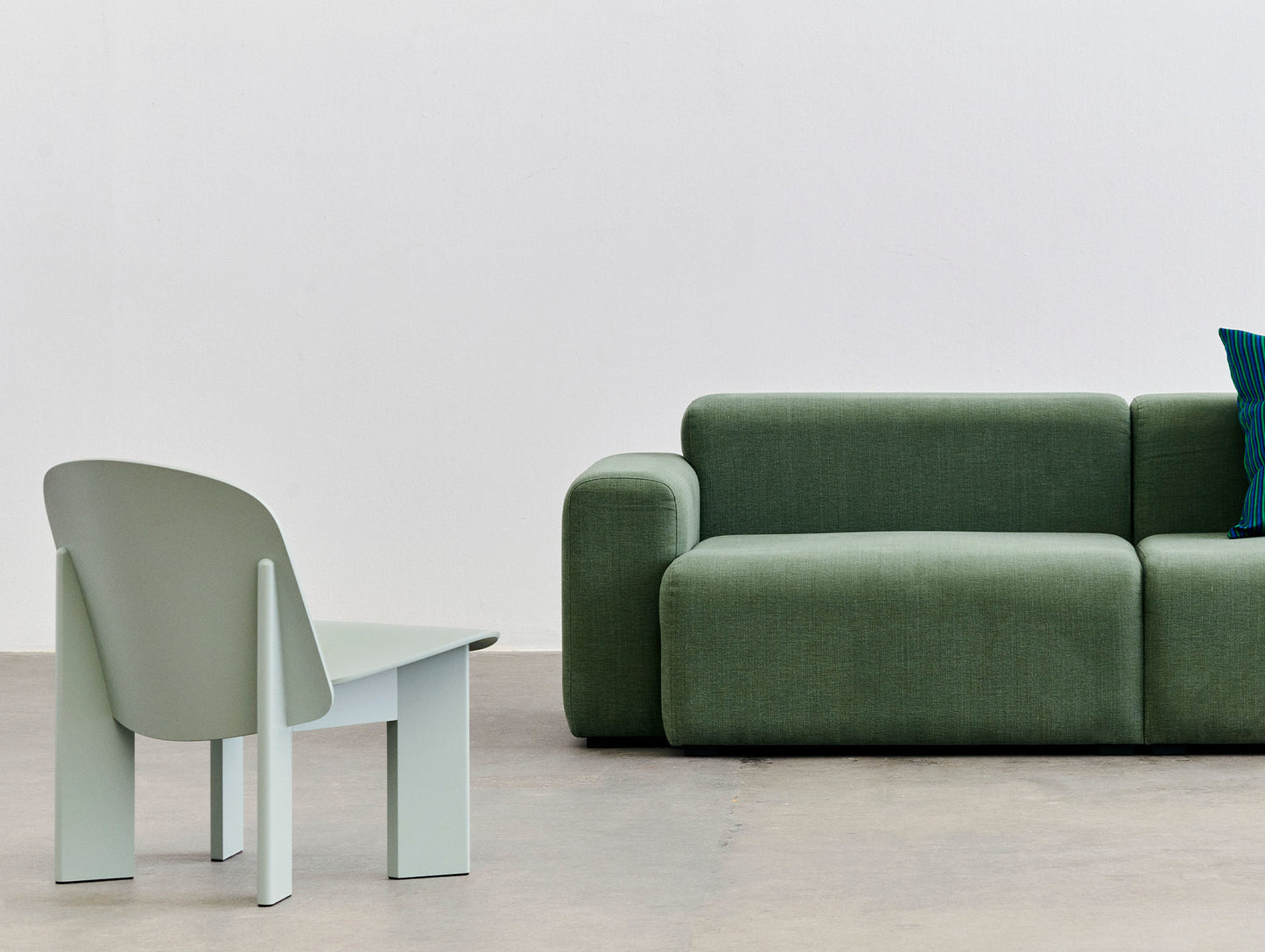Chisel Lounge Chair by HAY - Eucalyptus Lacquered Beech