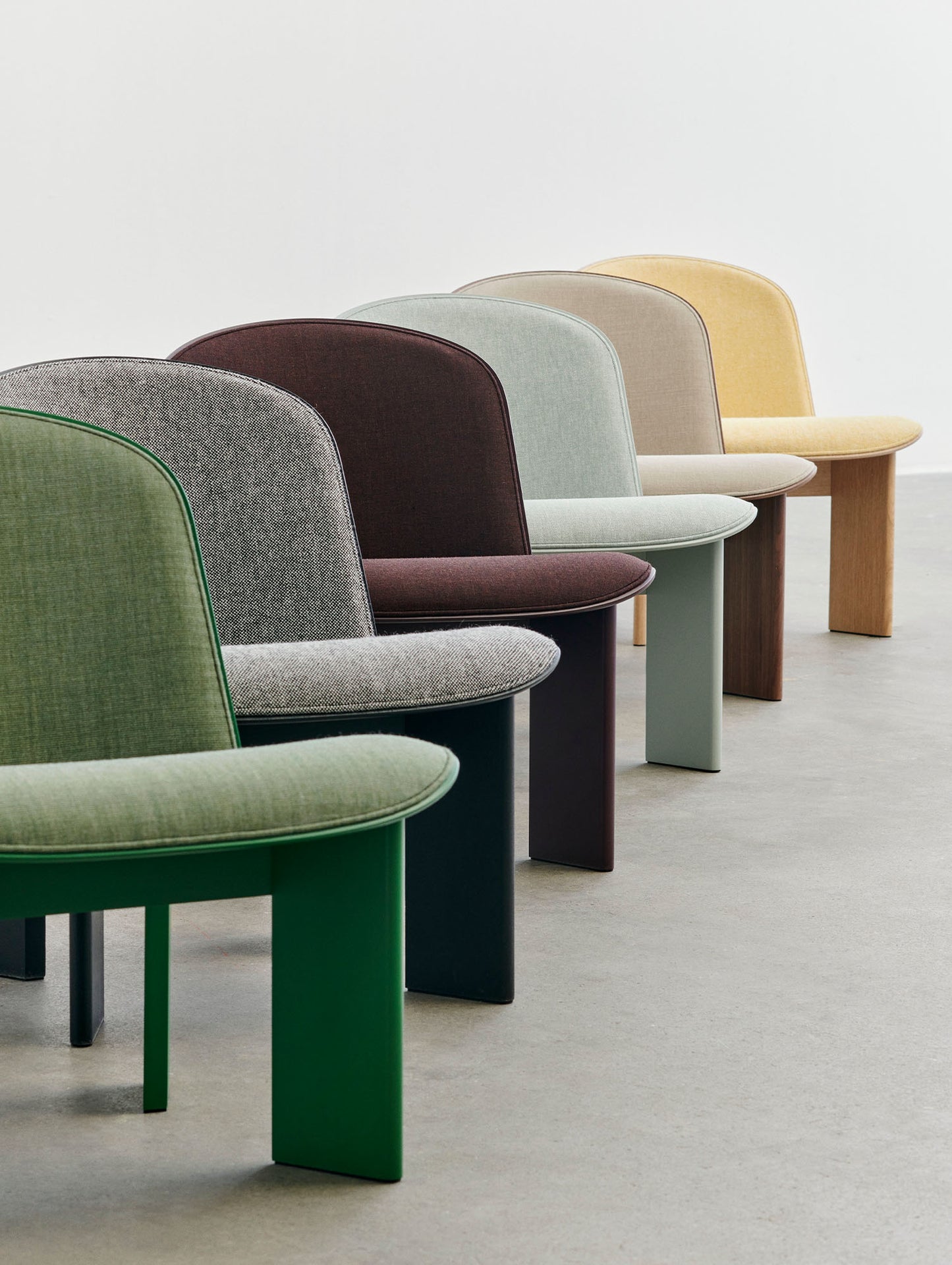 Chisel Lounge Chair (Front Upholstery) by HAY