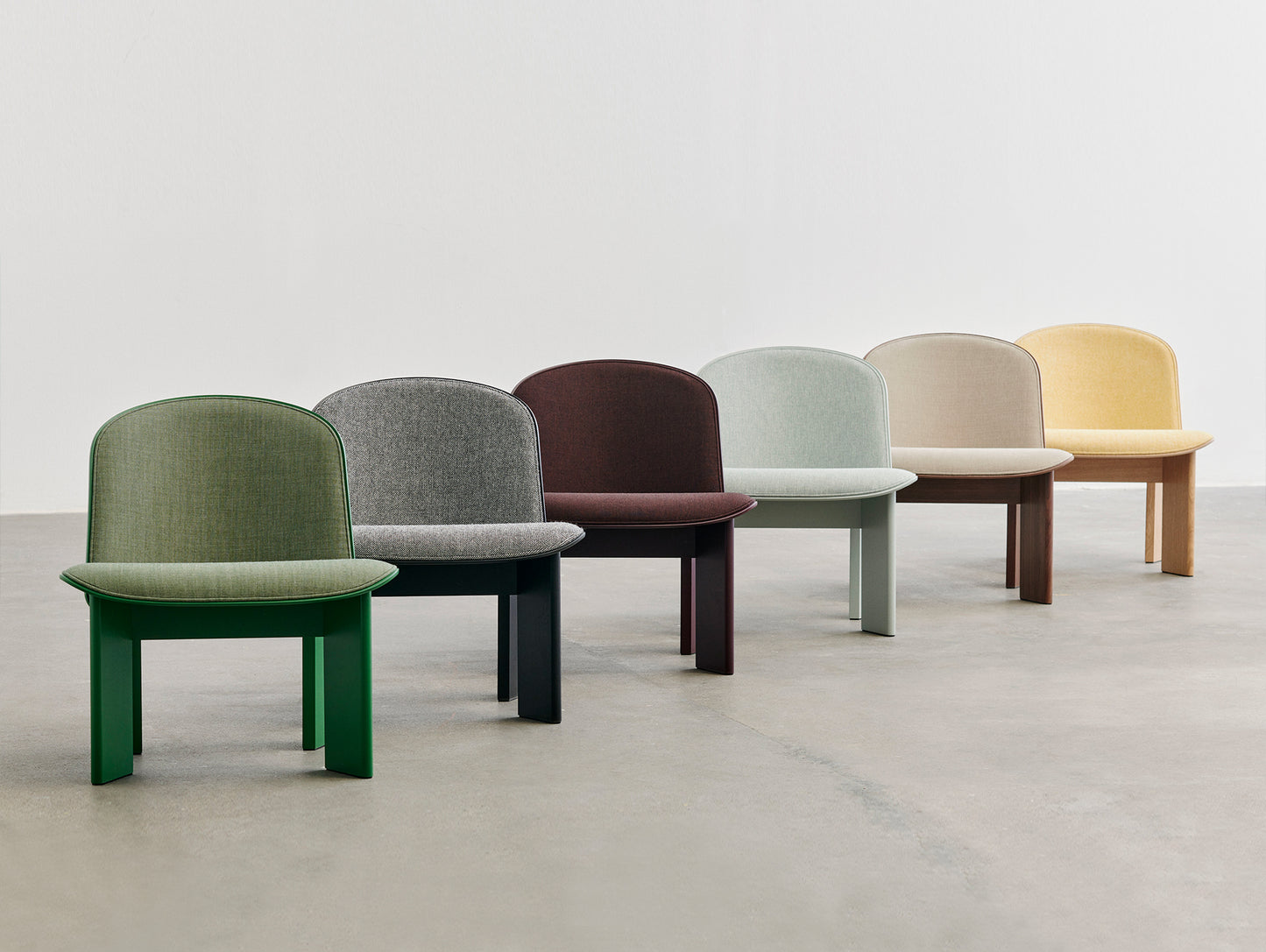 Chisel Lounge Chair (Front Upholstery) by HAY