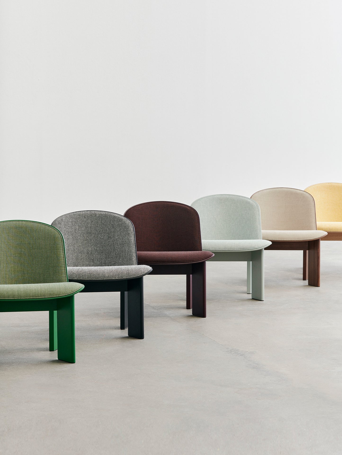 Chisel Lounge Chair (Front Upholstery) by HAY