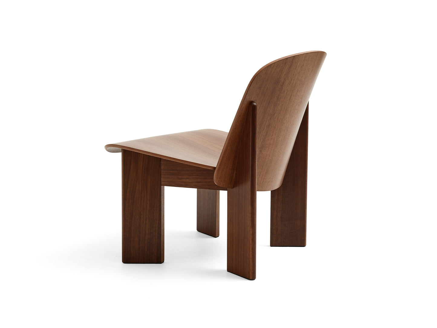 Chisel Lounge Chair by HAY - Lacquered Walnut