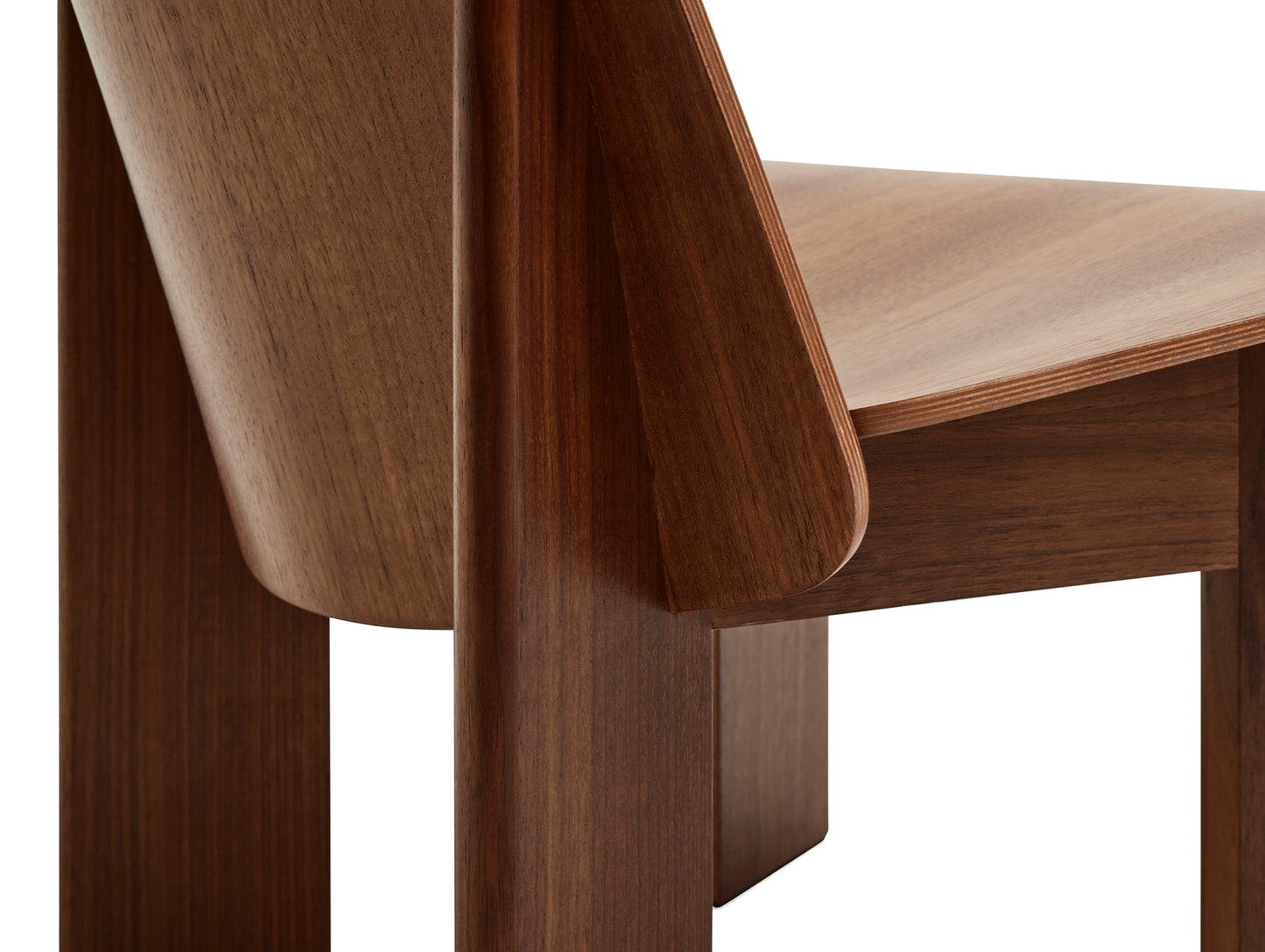 Chisel Lounge Chair by HAY - Lacquered Walnut