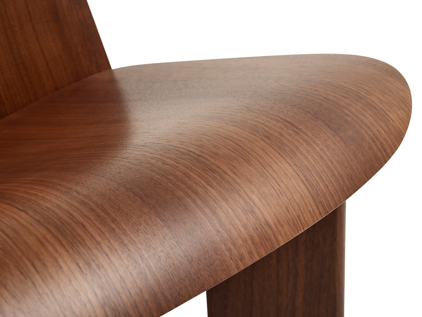 Chisel Lounge Chair by HAY - Lacquered Walnut