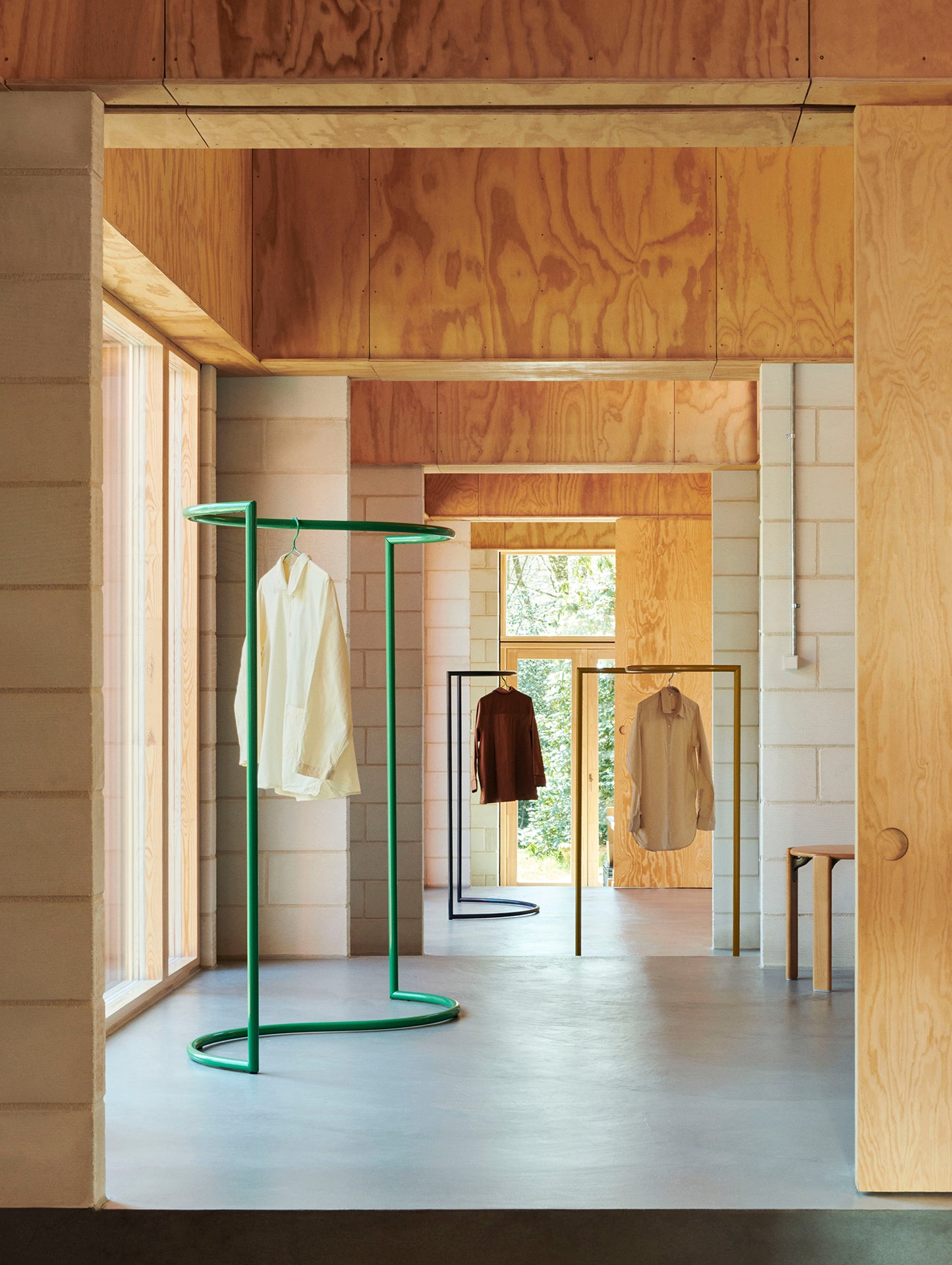 Colour Rack by HAY - S Shape / Jungle Green