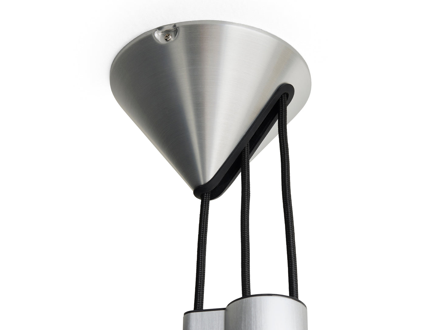 Compass Adjustable Pendant Lamp by HAY - Brushed Aluminium