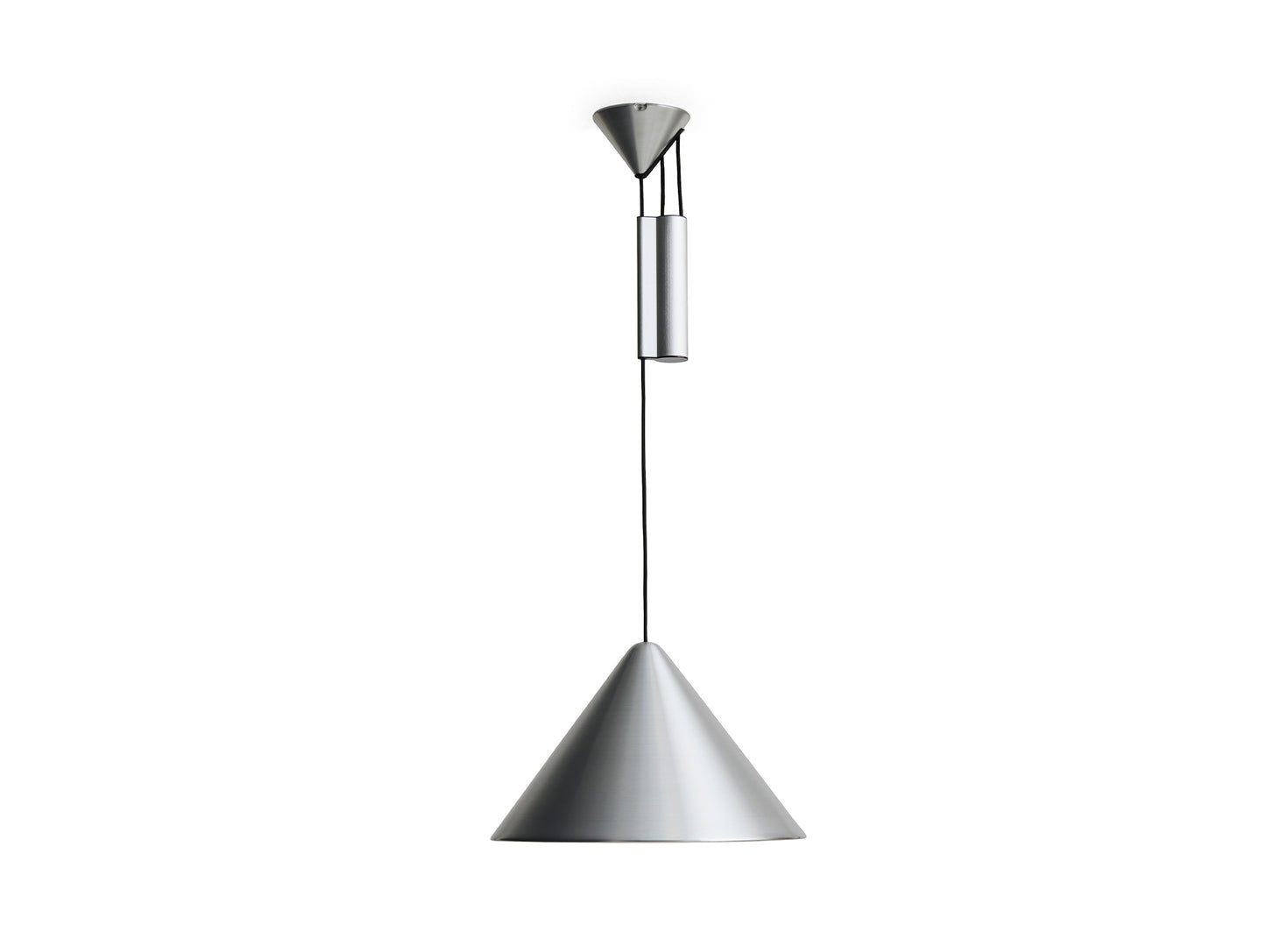 Compass Adjustable Pendant Lamp by HAY - Brushed Aluminium