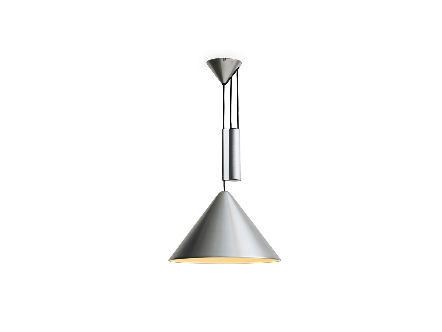 Compass Adjustable Pendant Lamp by HAY - Brushed Aluminium