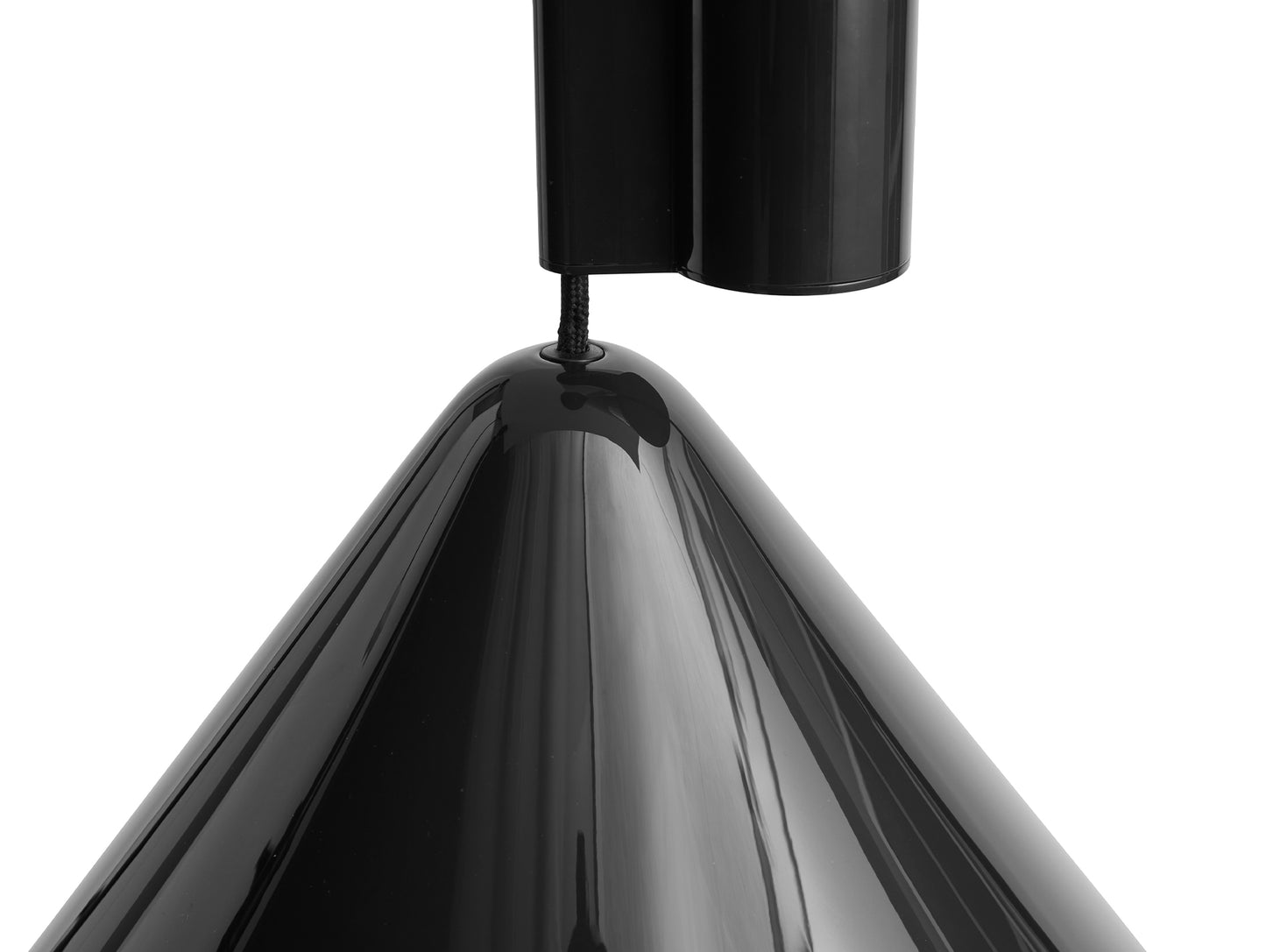 Compass Adjustable Pendant Lamp by HAY - Soft Black