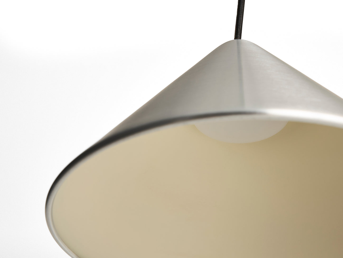 Compass Pendant Lamp by HAY - Diameter: 26 cm / Brushed Aluminium