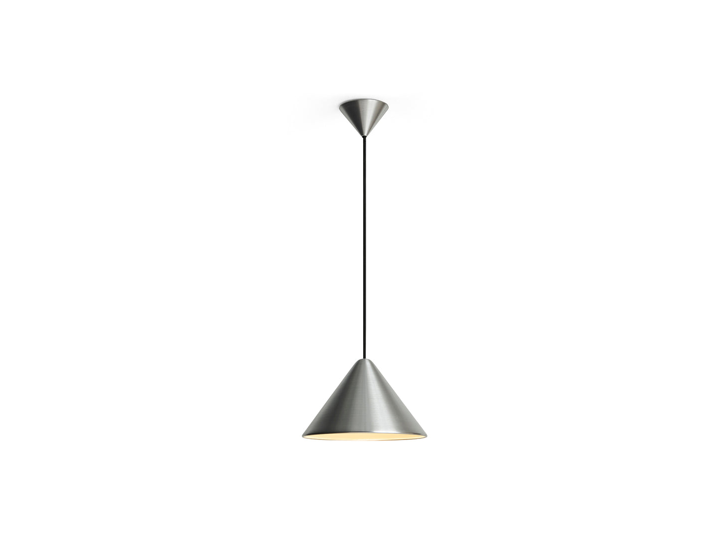 Compass Pendant Lamp by HAY - Diameter: 26 cm / Brushed Aluminium