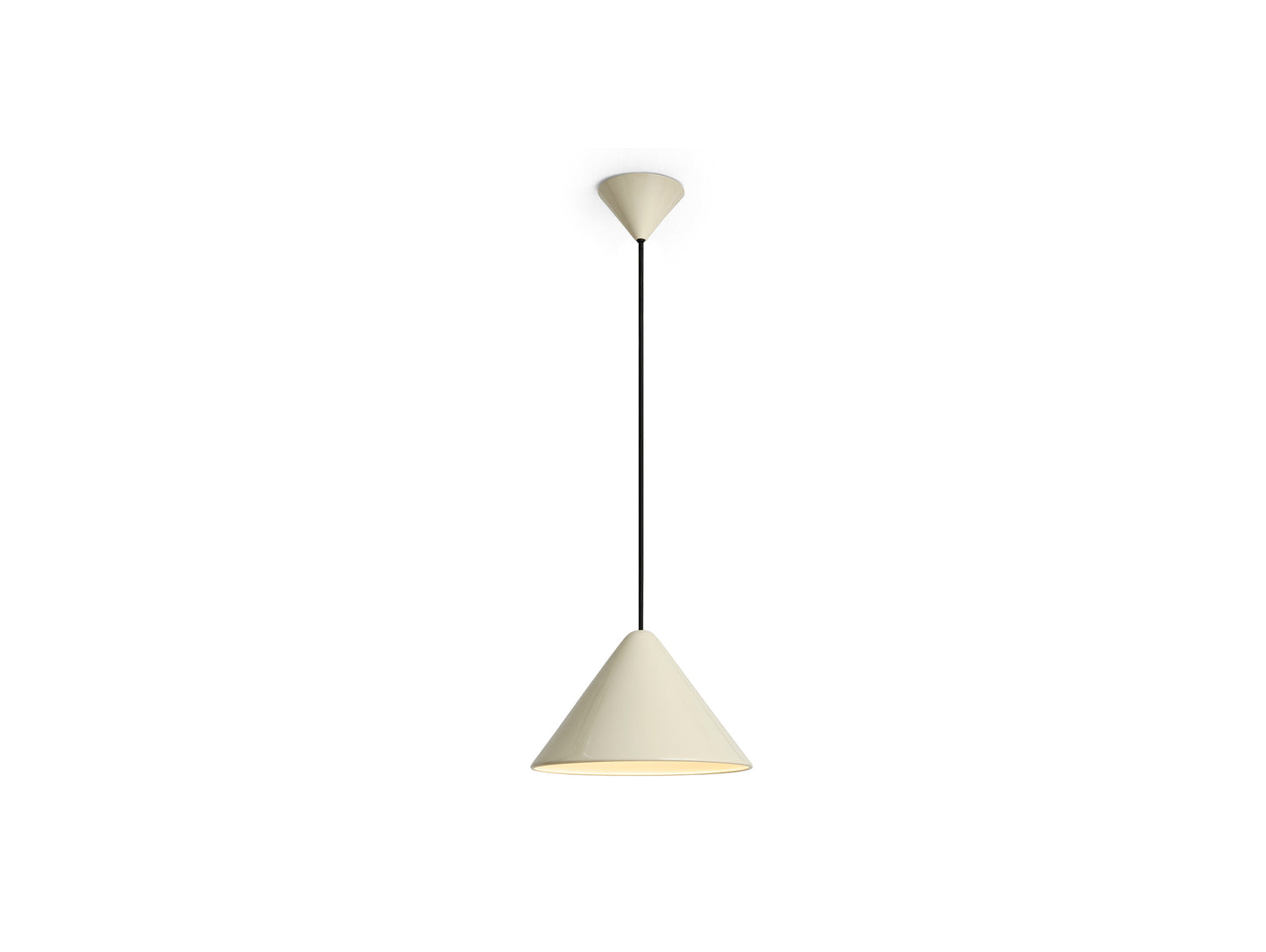 Compass Pendant Lamp by HAY - Diameter: 26 cm / Oyster White