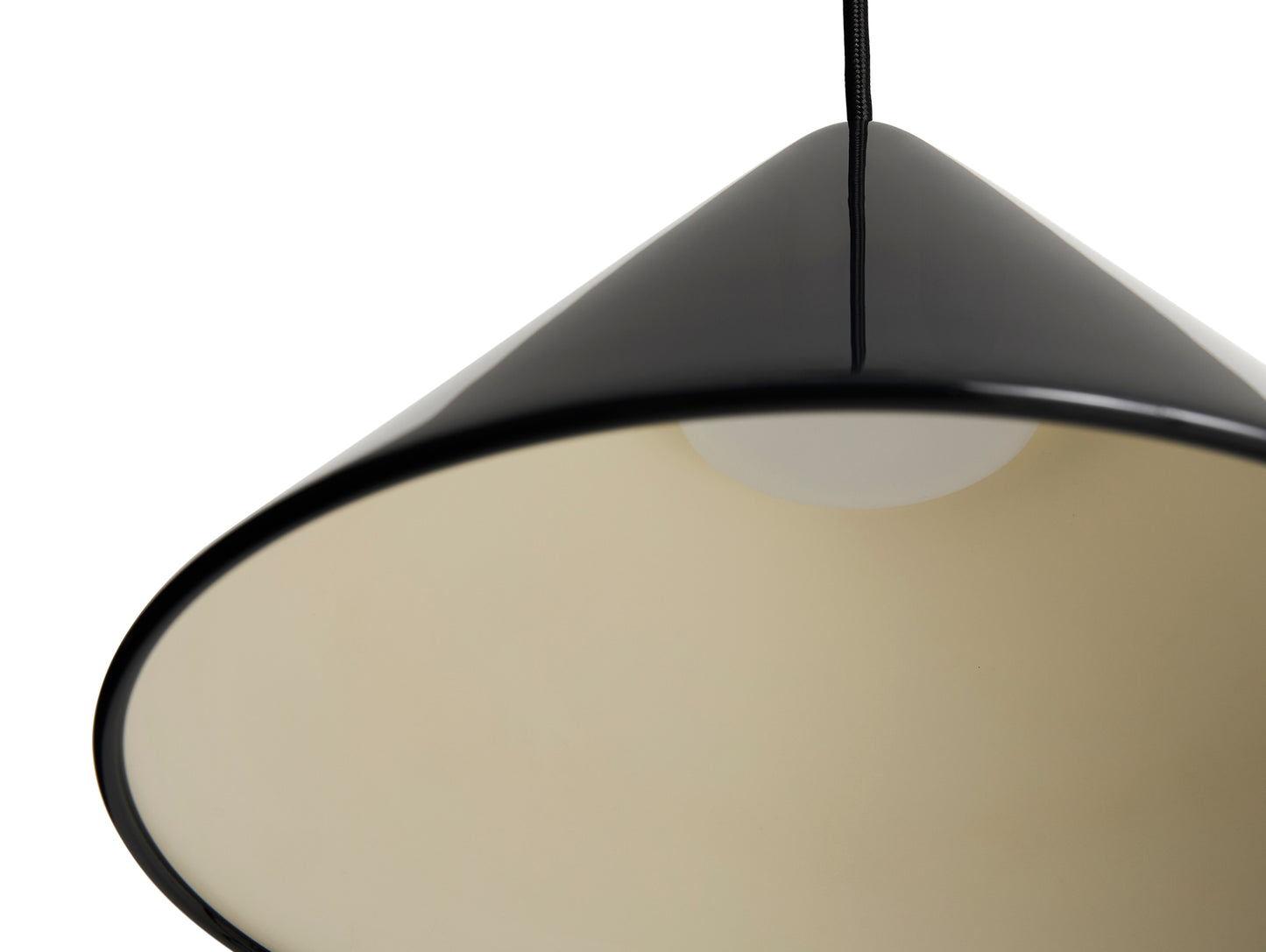 Compass Pendant Lamp by HAY - Diameter: 26 cm / Soft Black