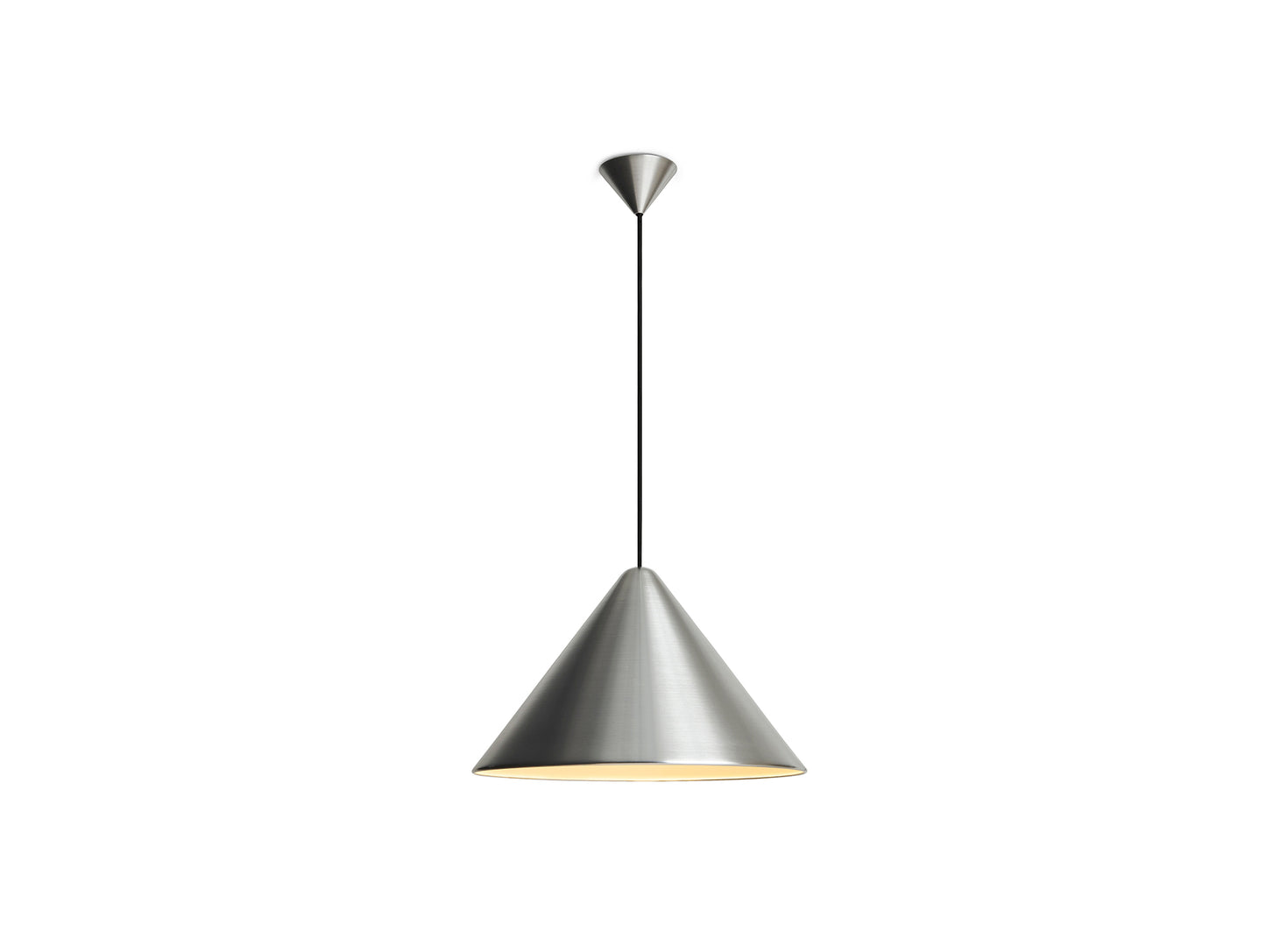 Compass Pendant Lamp by HAY - Diameter: 43 cm / Brushed Aluminium
