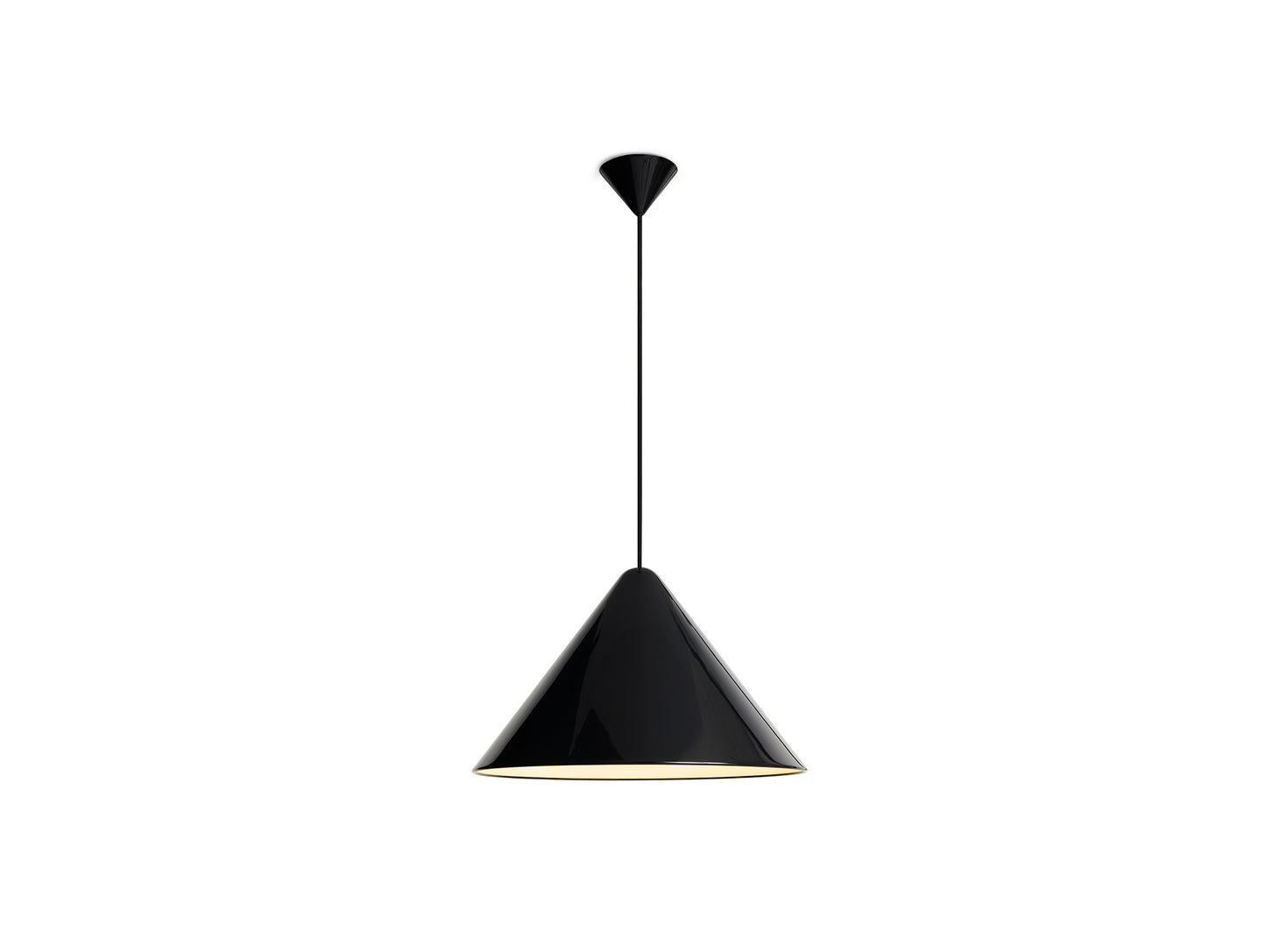 Compass Pendant Lamp by HAY - Diameter: 43 cm / Soft Black