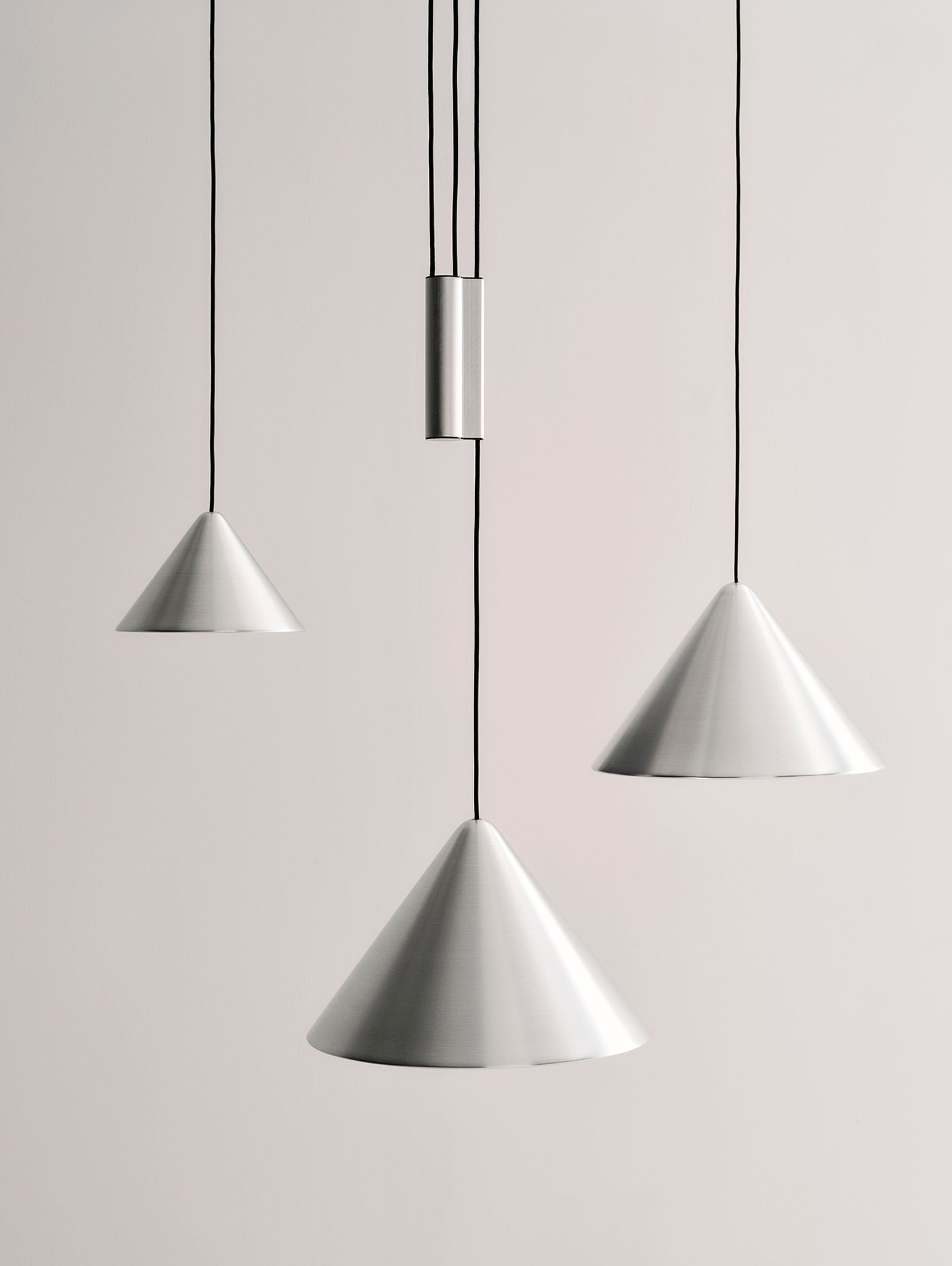 Compass Pendant Lamp by HAY - D43 / Brushed Aluminium