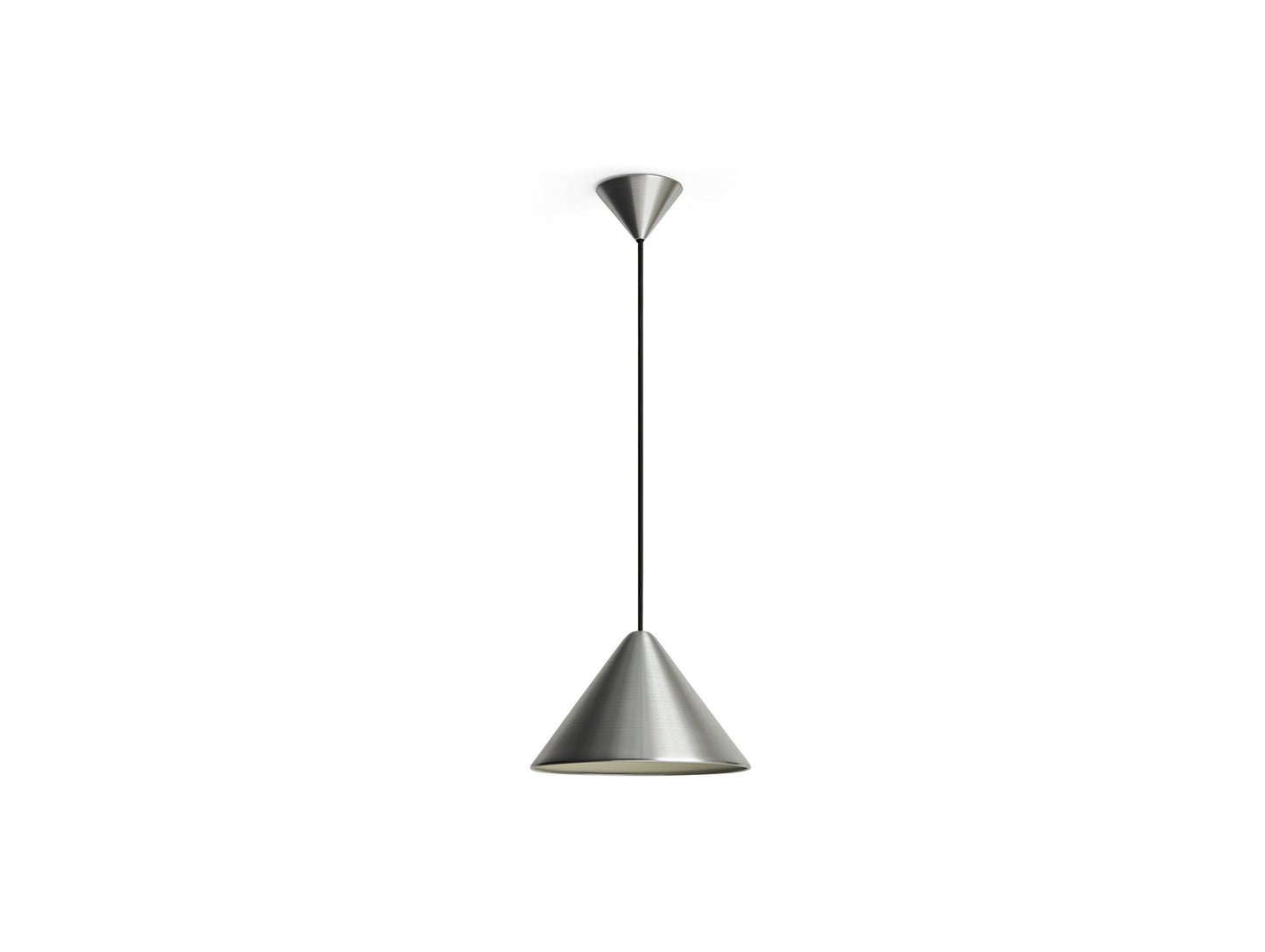 Compass Pendant Lamp by HAY - Diameter: 26 cm / Brushed Aluminium