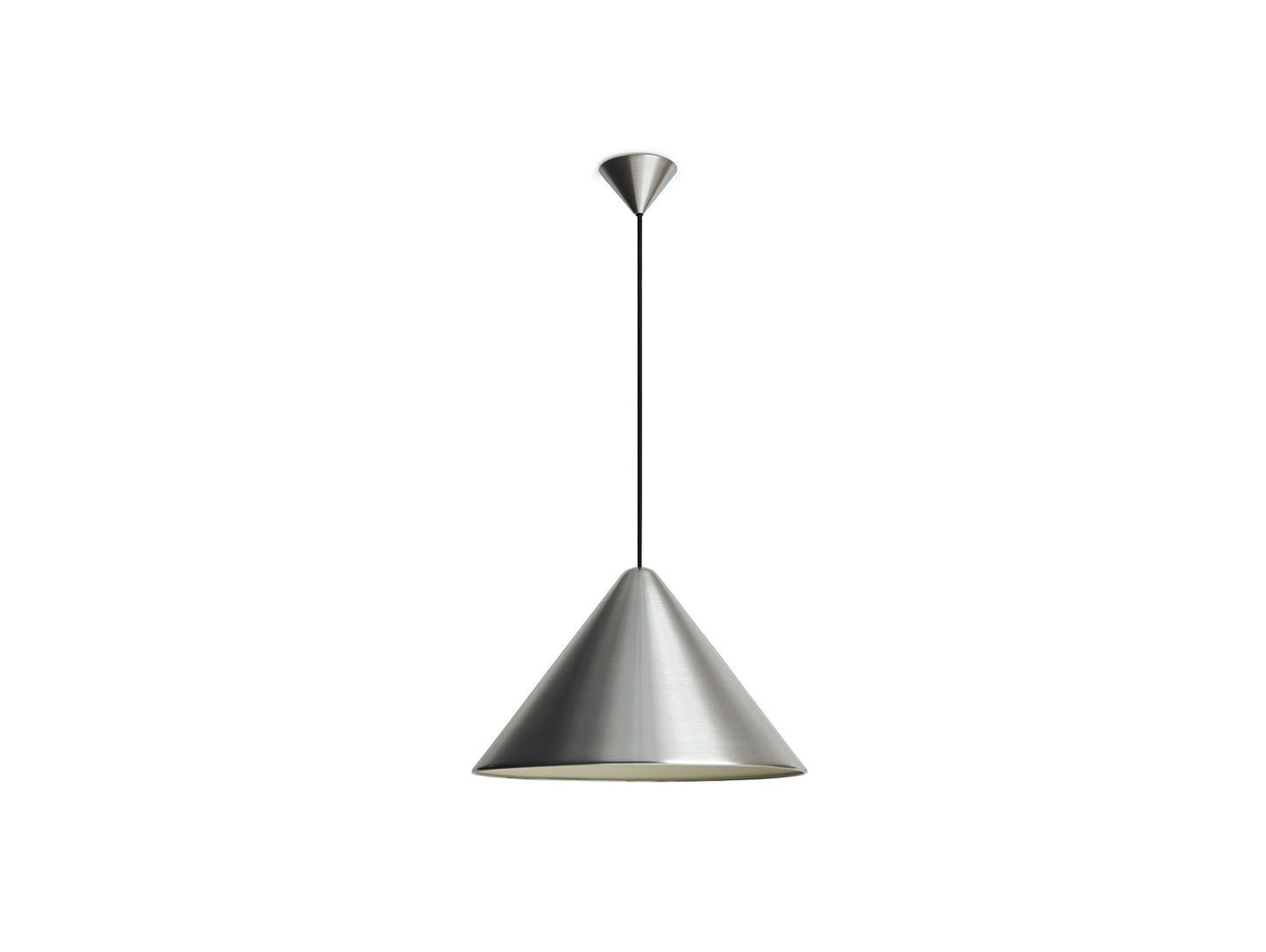 Compass Pendant Lamp by HAY - Diameter: 43 cm / Brushed Aluminium