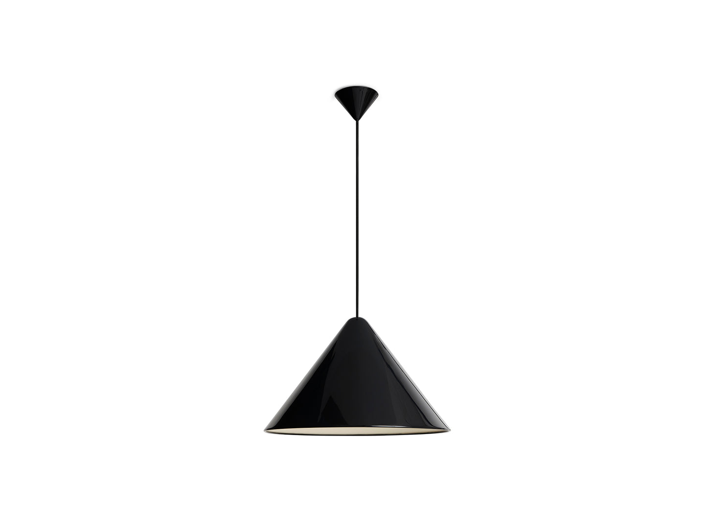 Compass Pendant Lamp by HAY - Diameter: 43 cm / Soft Black
