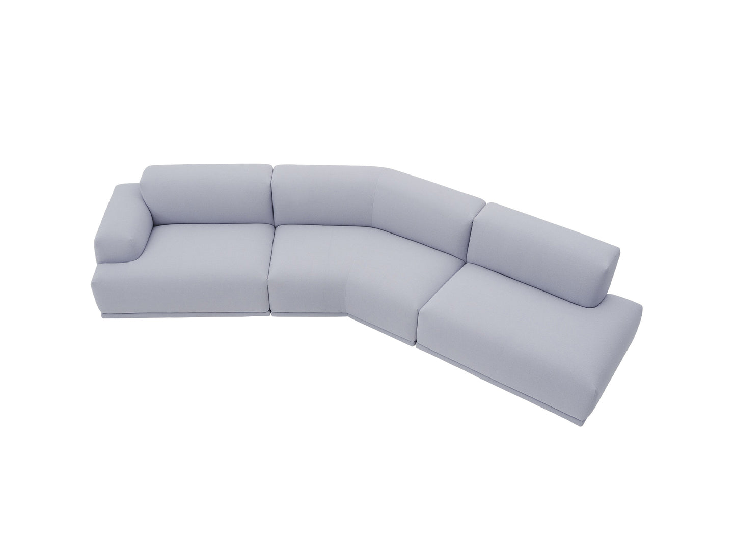 Connect 3-Seater Modular Sofa by Muuto / Configuration 4 / Acca 731