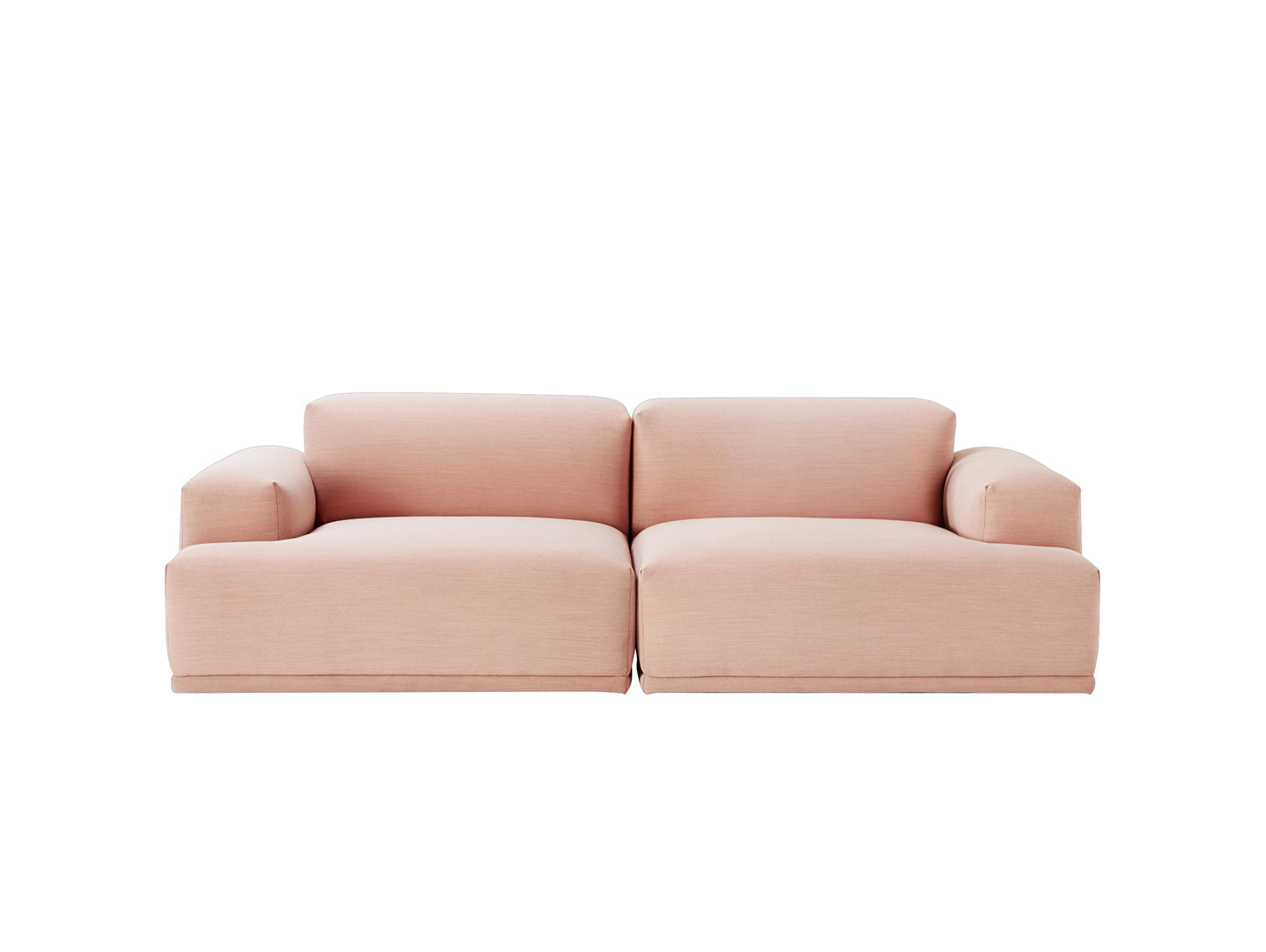 Connect 2-Seater Modular Sofa by Muuto / Configuration 1 / Steelcut Trio 515