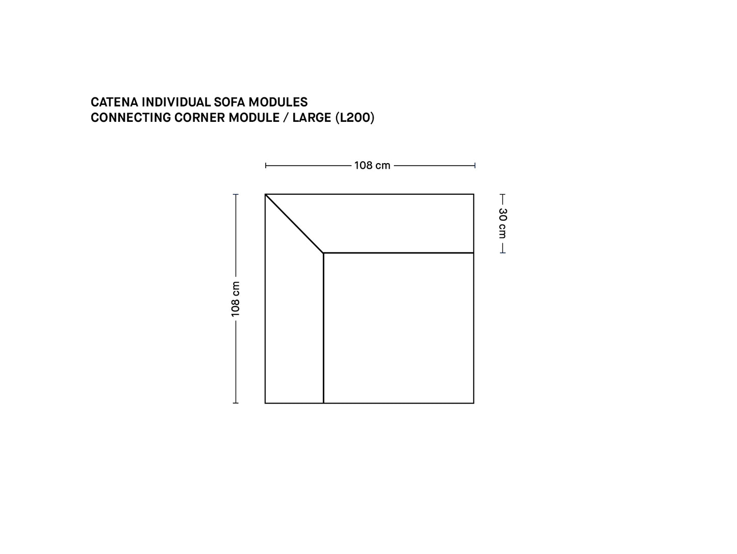Catena Individual Sofa Modules