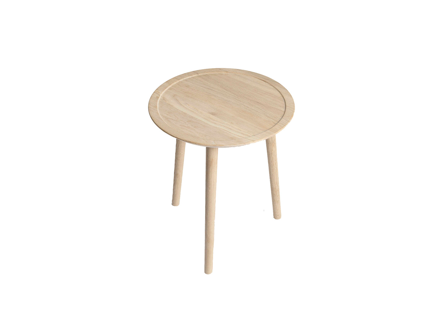 Dodona Coffee Table by Ro Collection - Diameter: 46 cm / Height: 51 cm / Soaped Oak