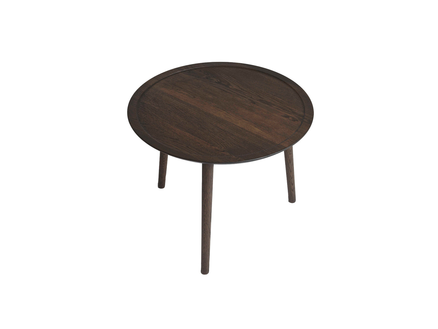 Dodona Coffee Table by Ro Collection - Diameter: 60 cm / Height: 46 cm / Smoked Oak