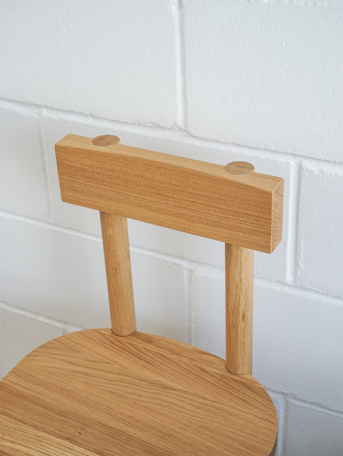 SX02 Gamar Stool by e15 - Clear Lacquered Oak