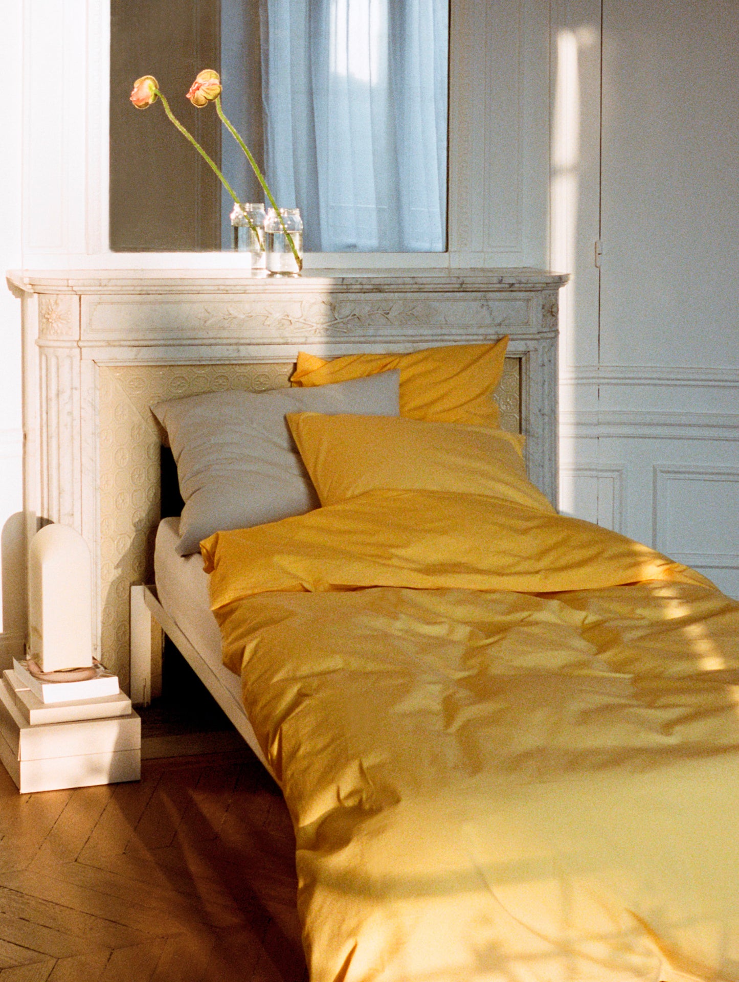 Duo Bed Linen by HAY - Duvet Cover / Golden Yellow