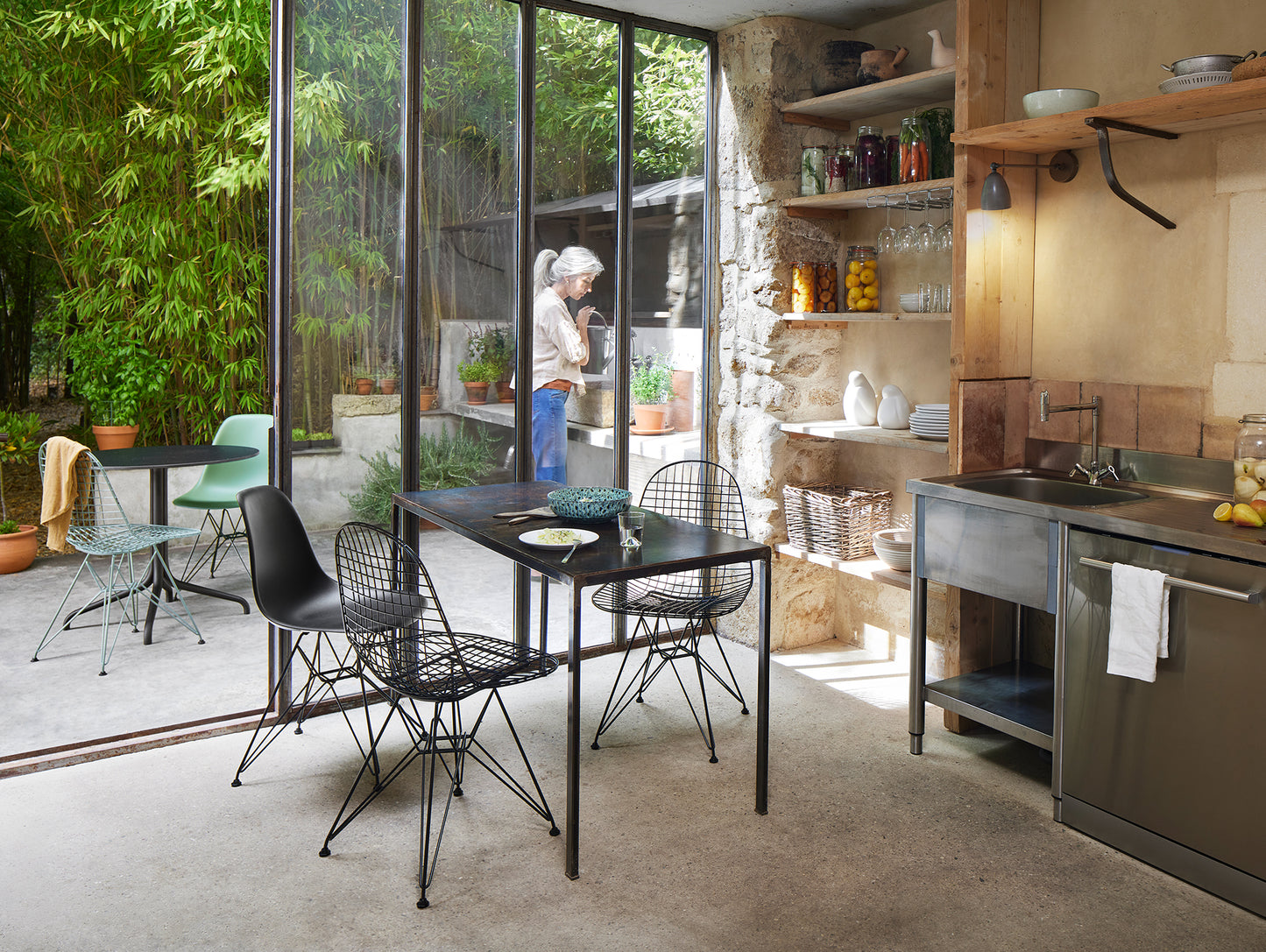Eames DKR Wire Chair - New Colours by Vitra / Citron Powder-Coated Steel