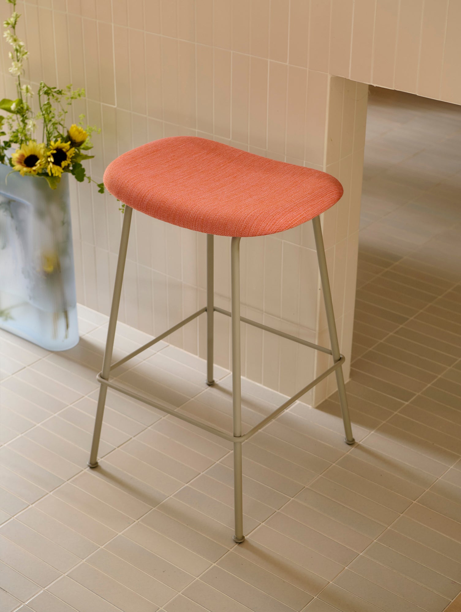 Fiber Barstool with Metal Base by Muuto – Really Well Made