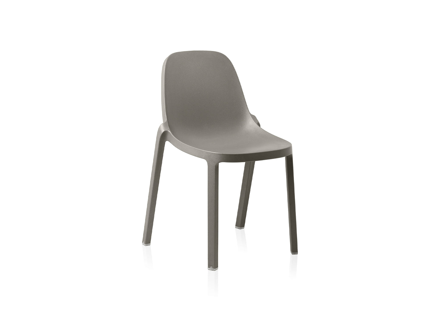 Emeco Broom Stacking Chair - Light Grey