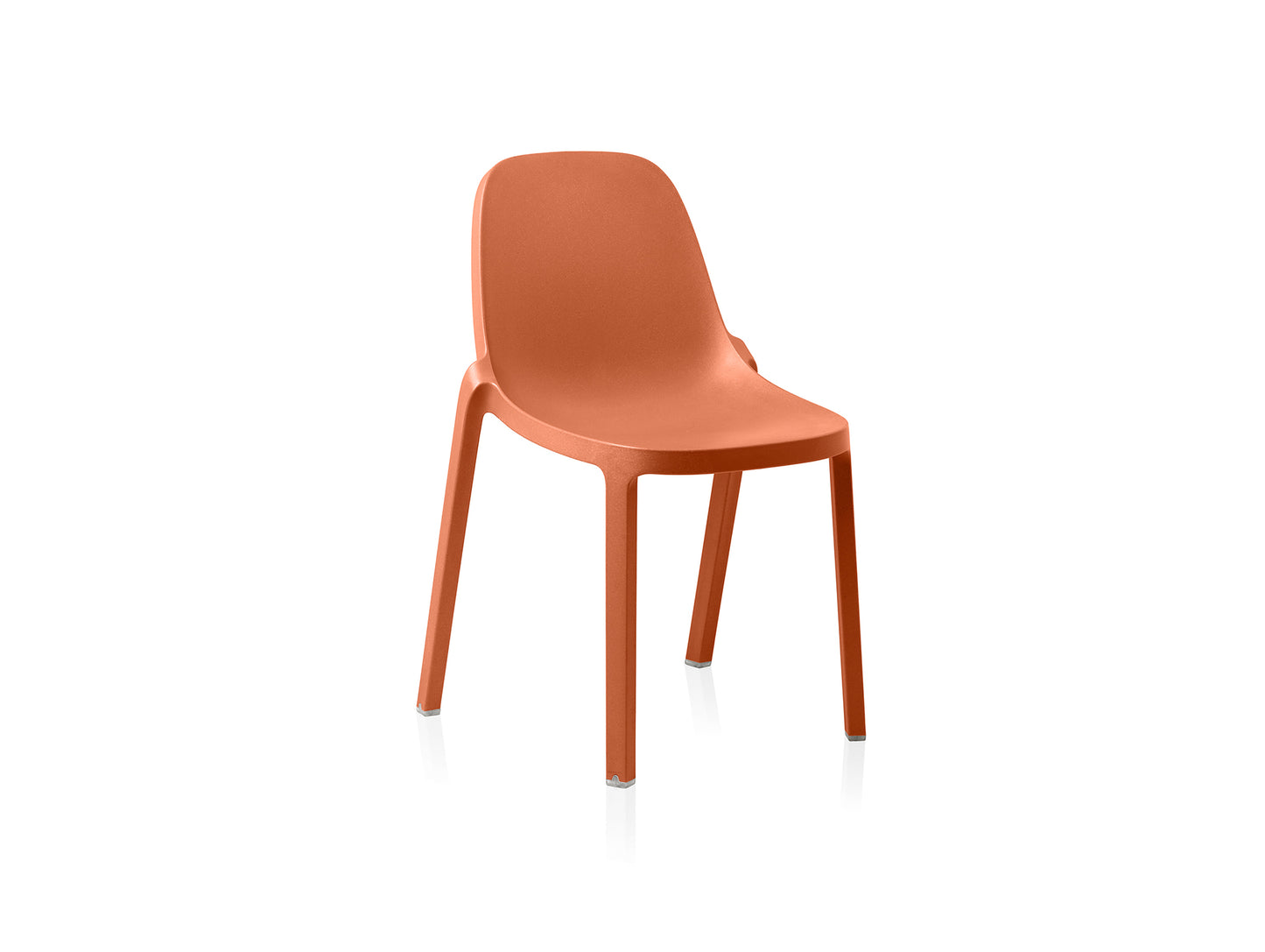 Emeco Broom Stacking Chair - Terracotta Orange