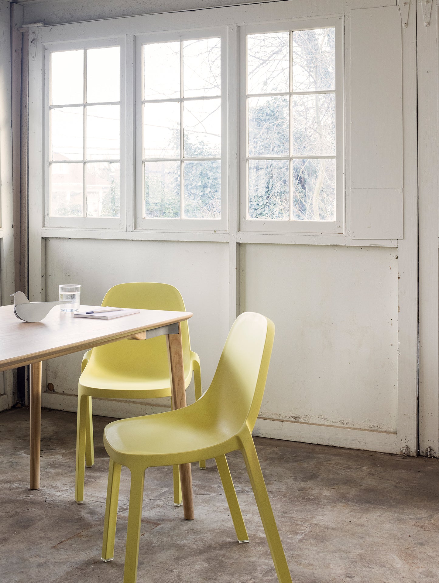 Emeco Broom Stacking Chair - Butter Yellow
