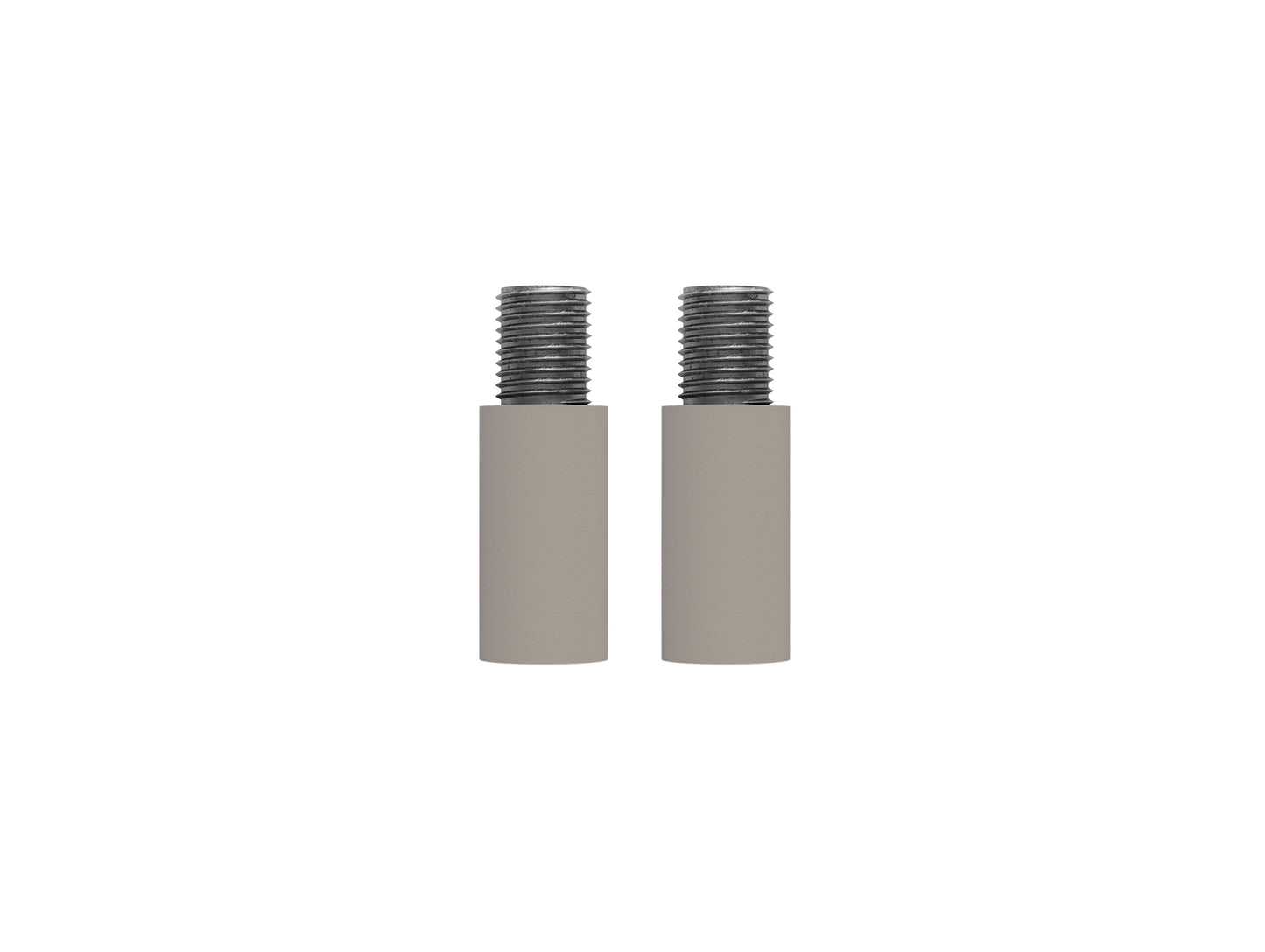 End Bolt Set / Warm Grey