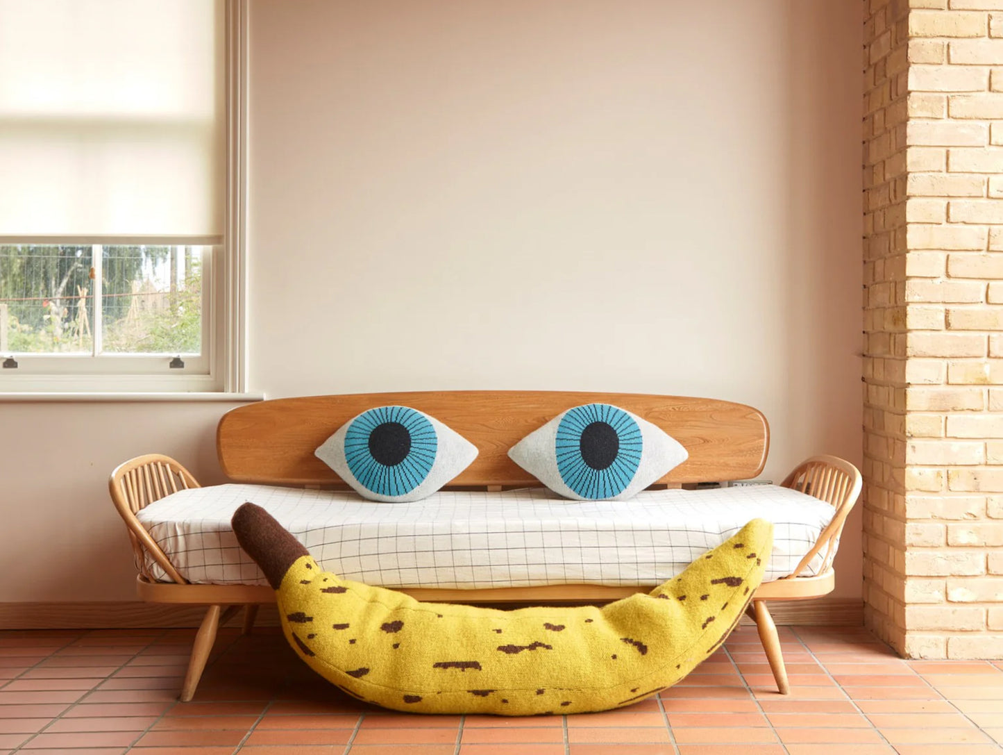 Banana Bolster Cushion by Donna Wilson