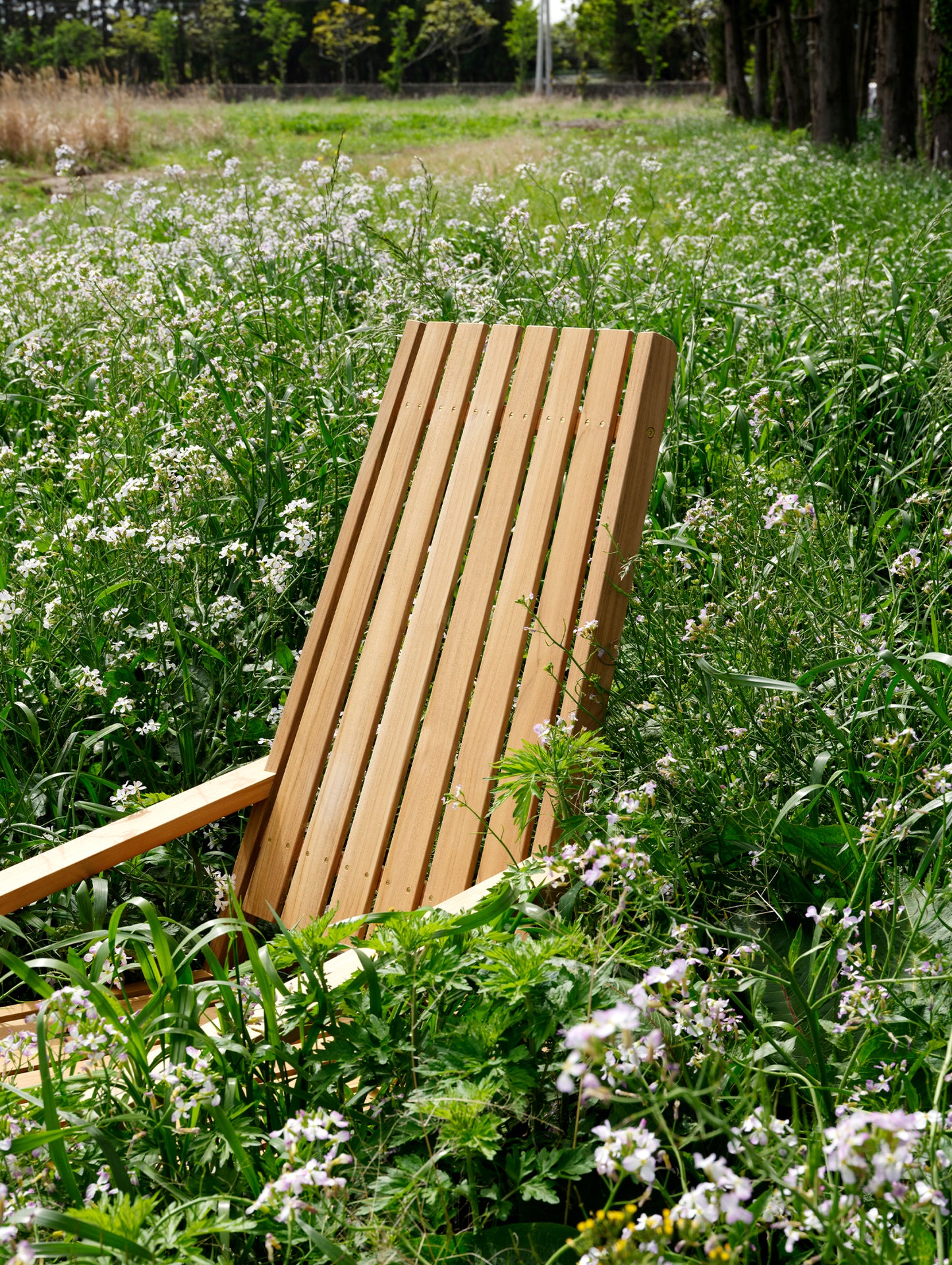 Between Lines Deck Chair by Fritz Hansen