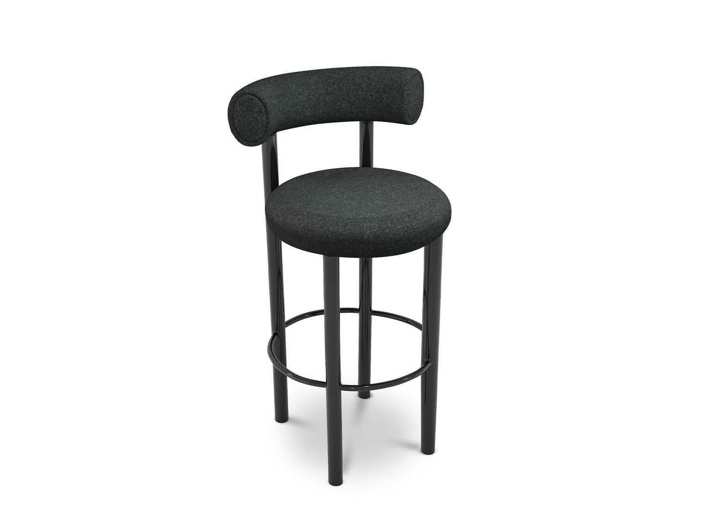 Fat Bar/Counter Stool by Tom Dixon - Divina Melange 180