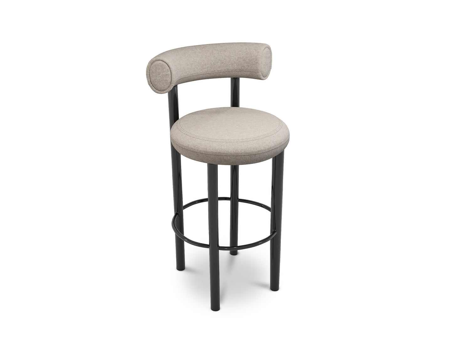 Fat Bar/Counter Stool by Tom Dixon - Divina Melange 227