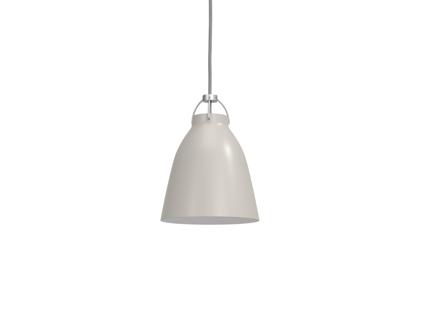 Caravaggio Pendant Light by Fritz Hansen - P1 / Matt Warm Grey Aluminium