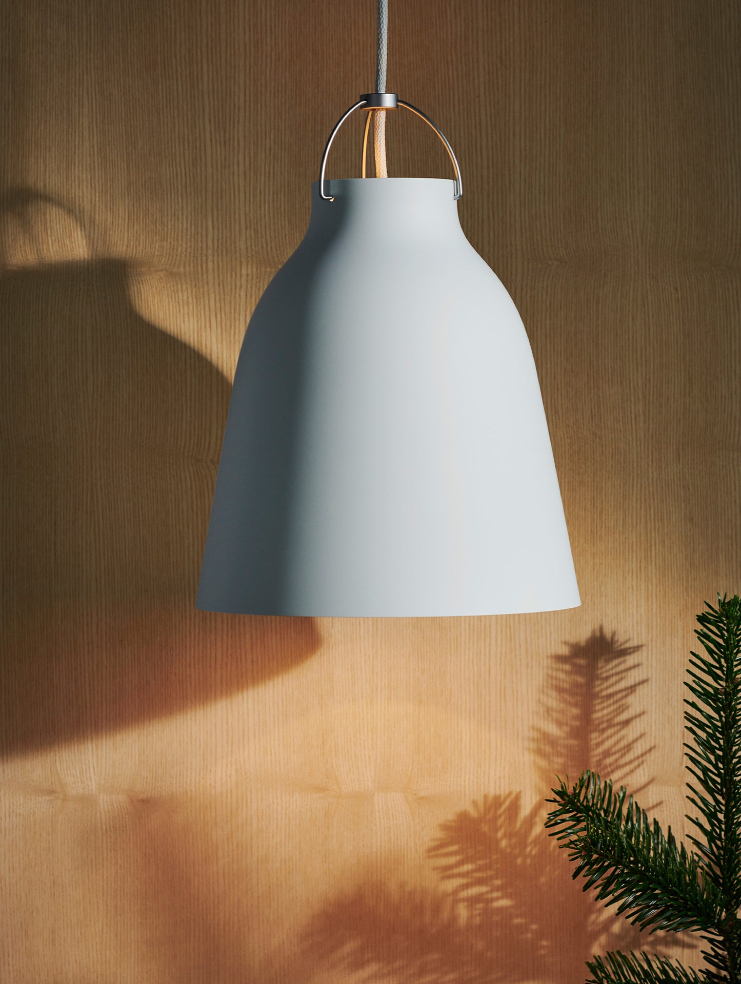 Caravaggio Pendant Light by Fritz Hansen - P2 / Matt Grey 25 Aluminium