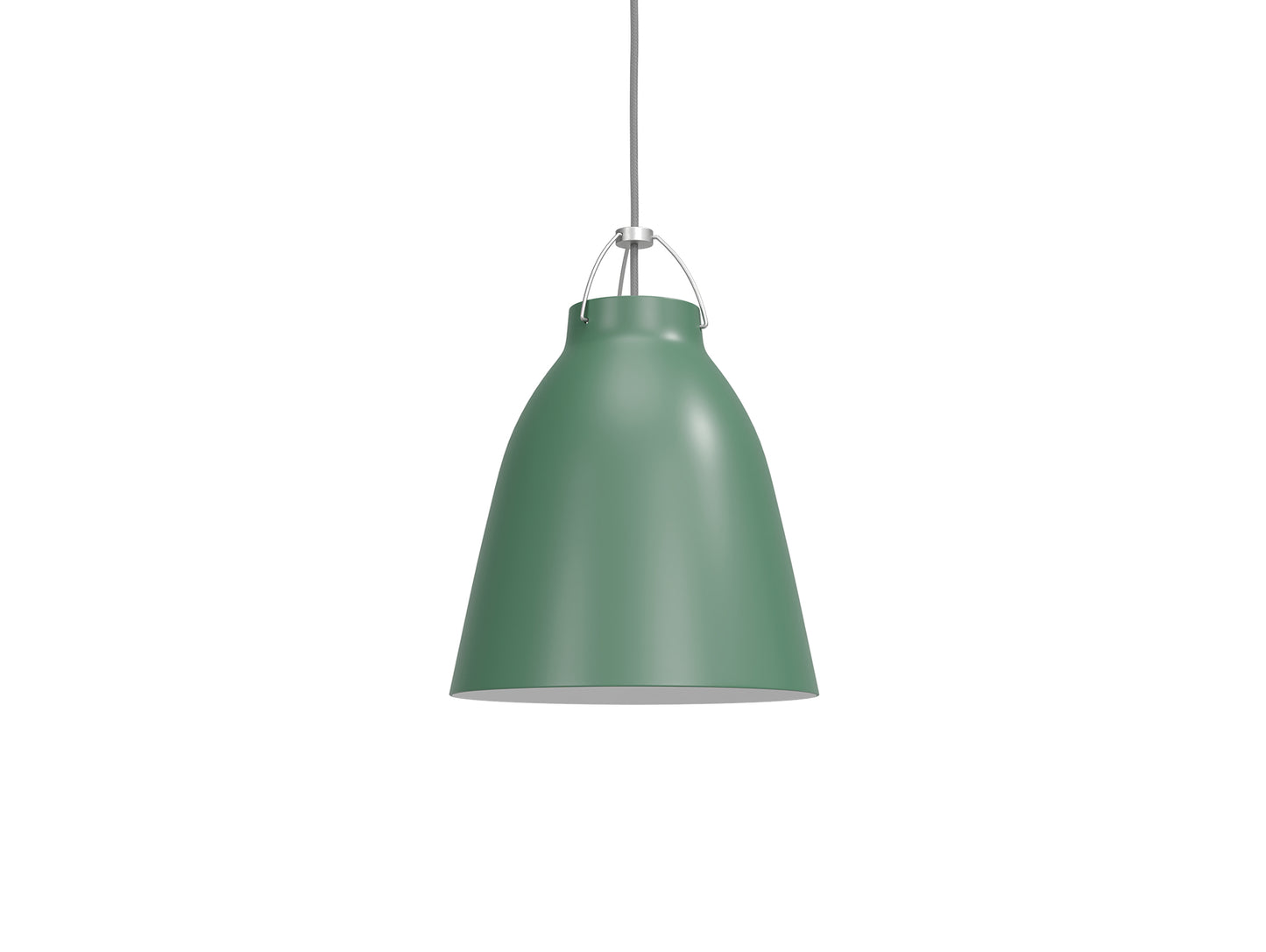 Caravaggio Pendant Light by Fritz Hansen - P2 / Matt Patina Green Aluminium