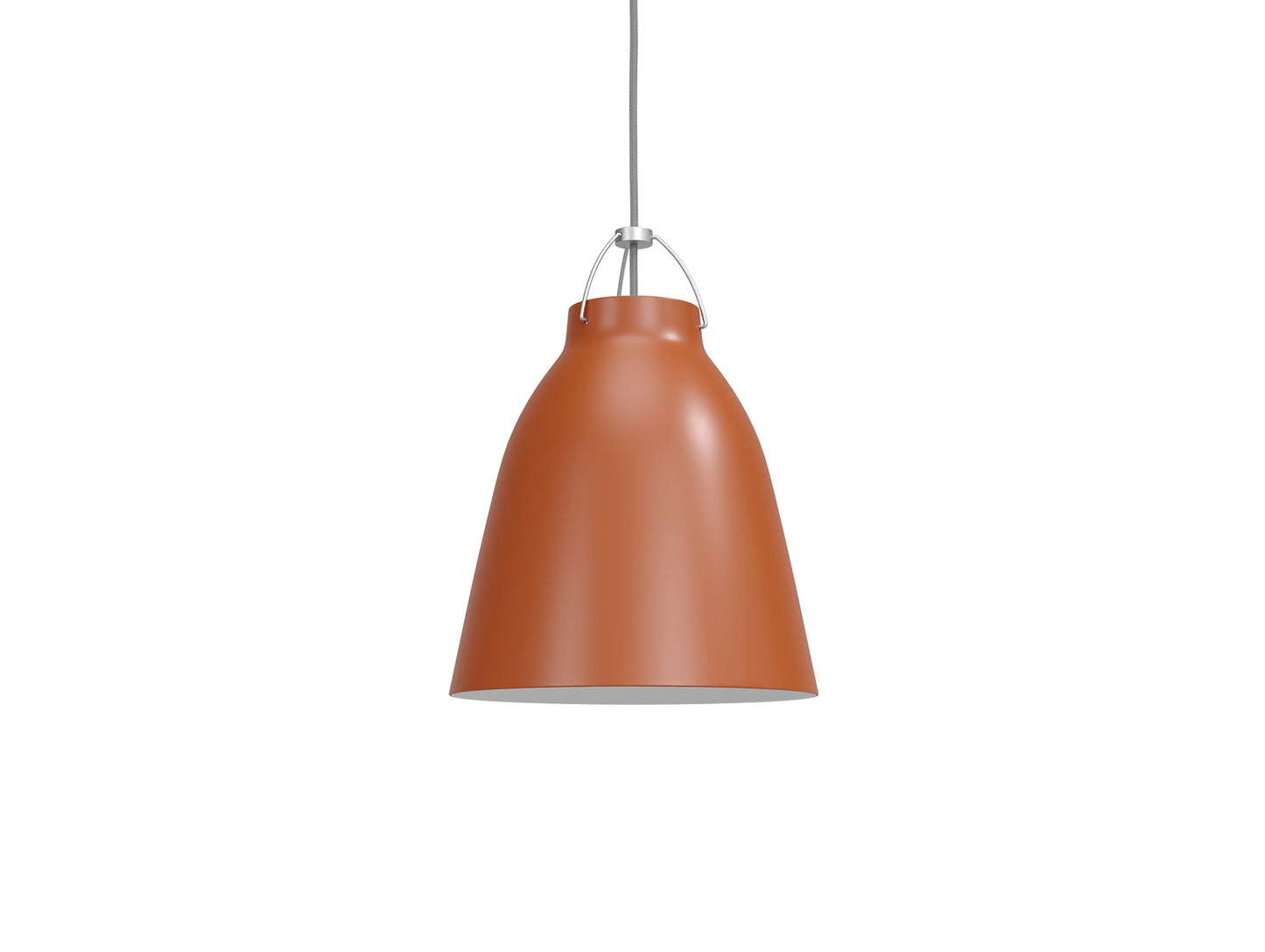 Caravaggio Pendant Light by Fritz Hansen - P2 / Matt Rusty Red Aluminium