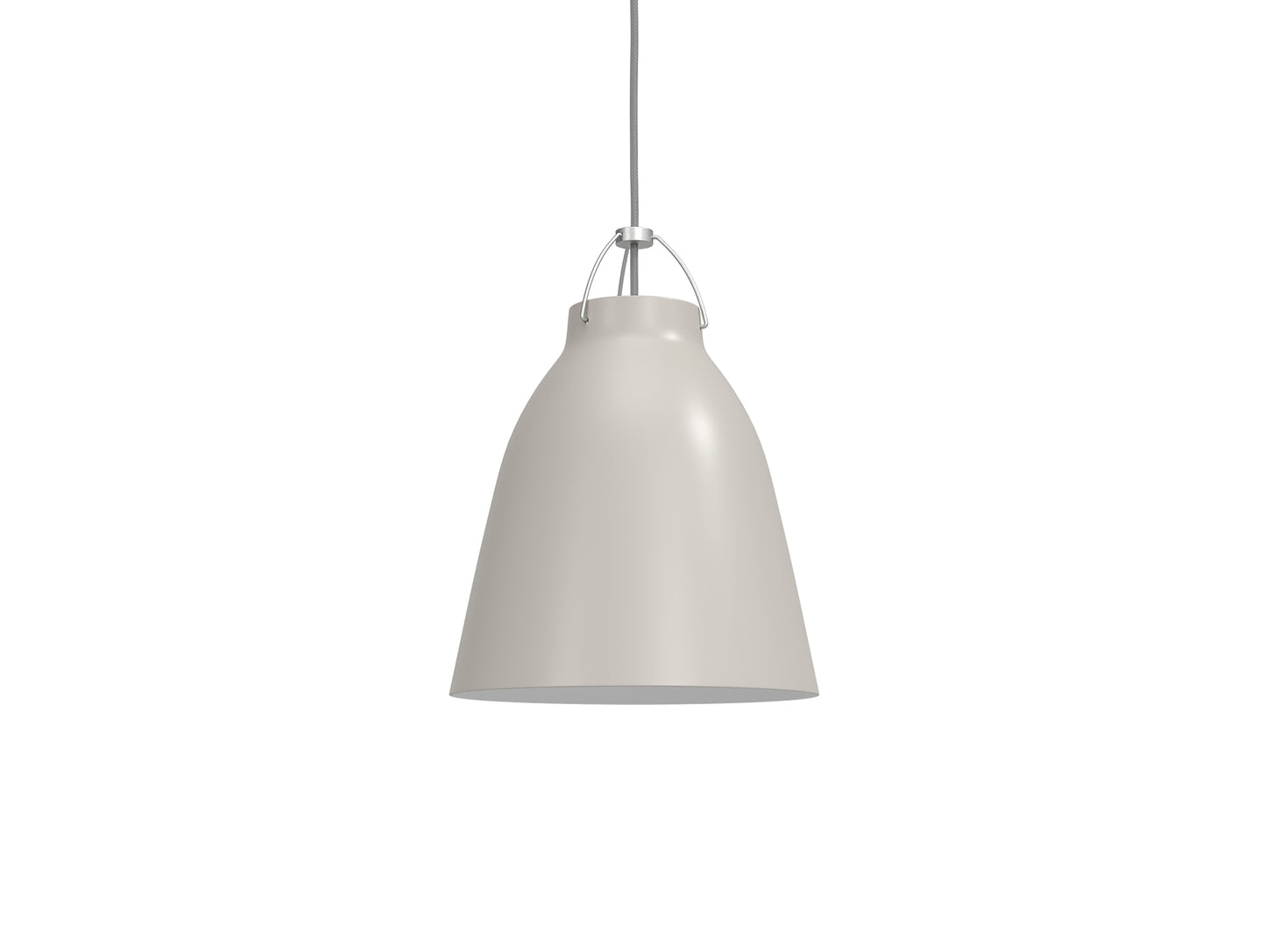 Caravaggio Pendant Light by Fritz Hansen - P2 / Matt Warm Grey Aluminium