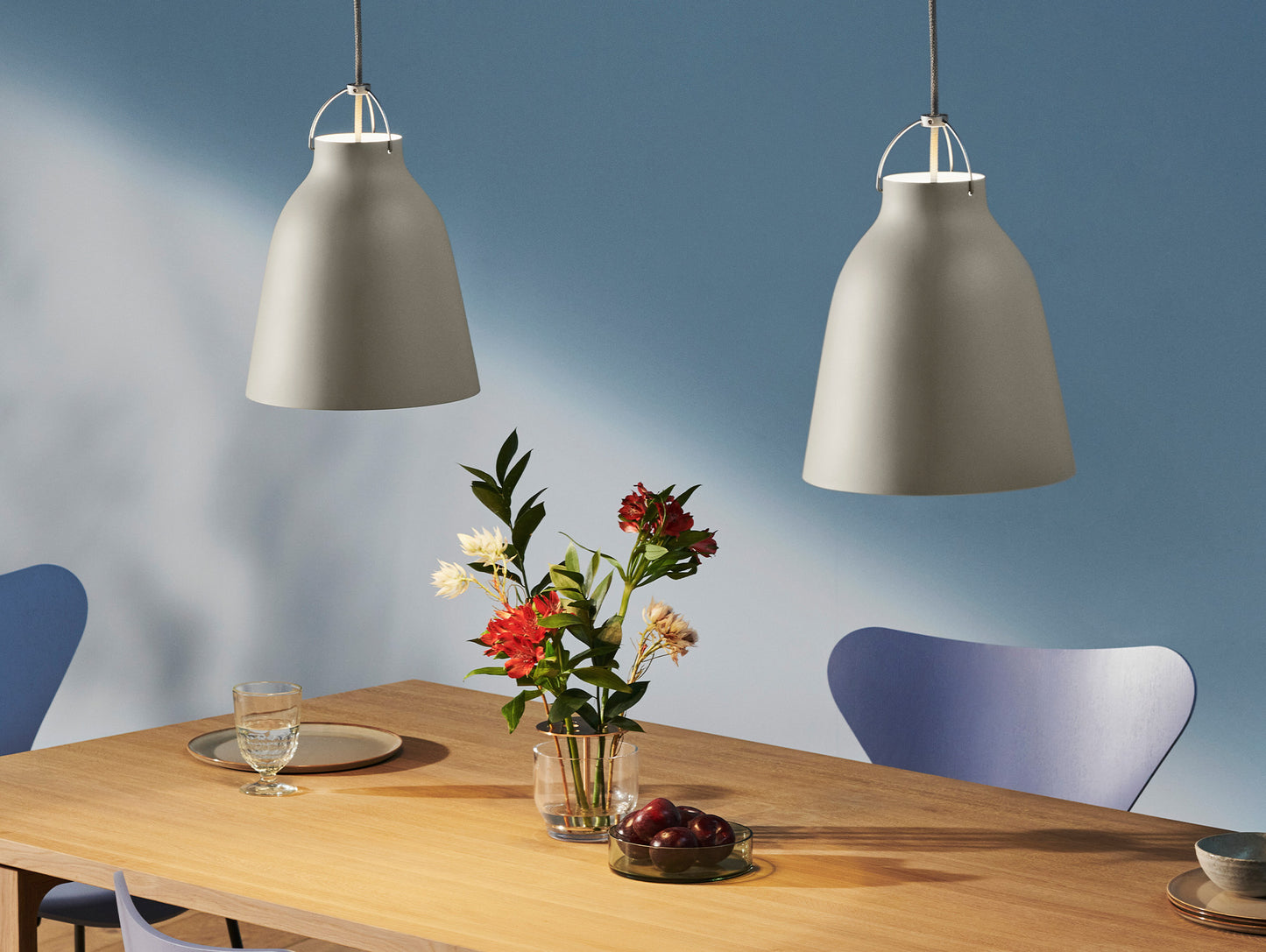 Caravaggio Pendant Light by Fritz Hansen - P2 / Warm Silk