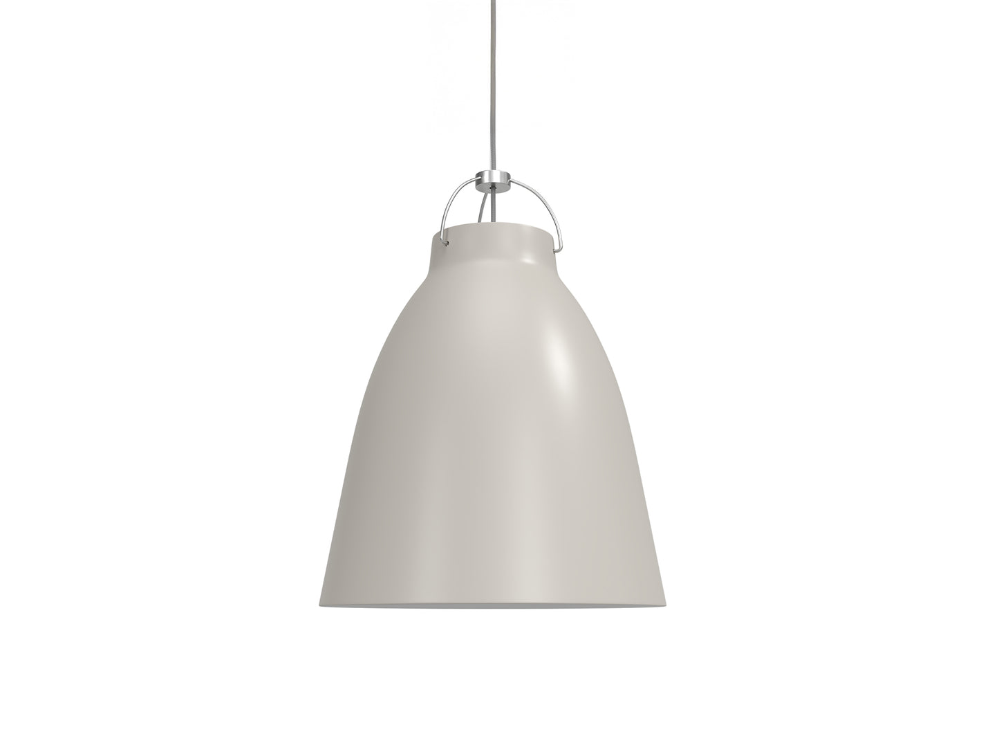 Caravaggio Pendant Light by Fritz Hansen - P3 / Matt Warm Grey Aluminium