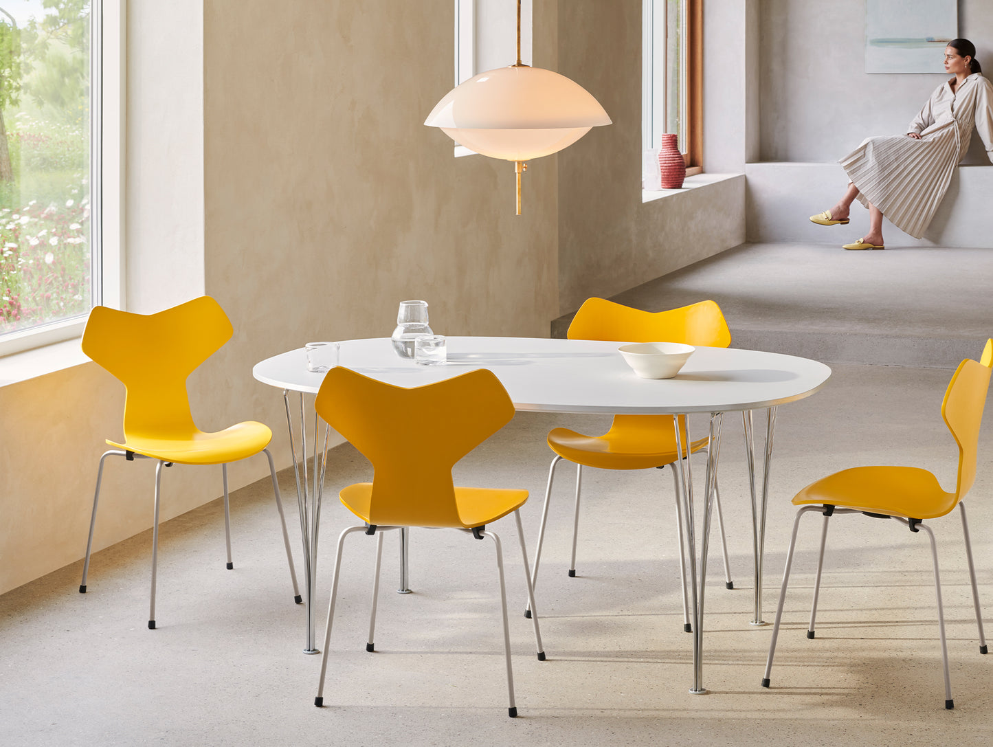 Superellipse Dining Table (Laminate Tabletop)